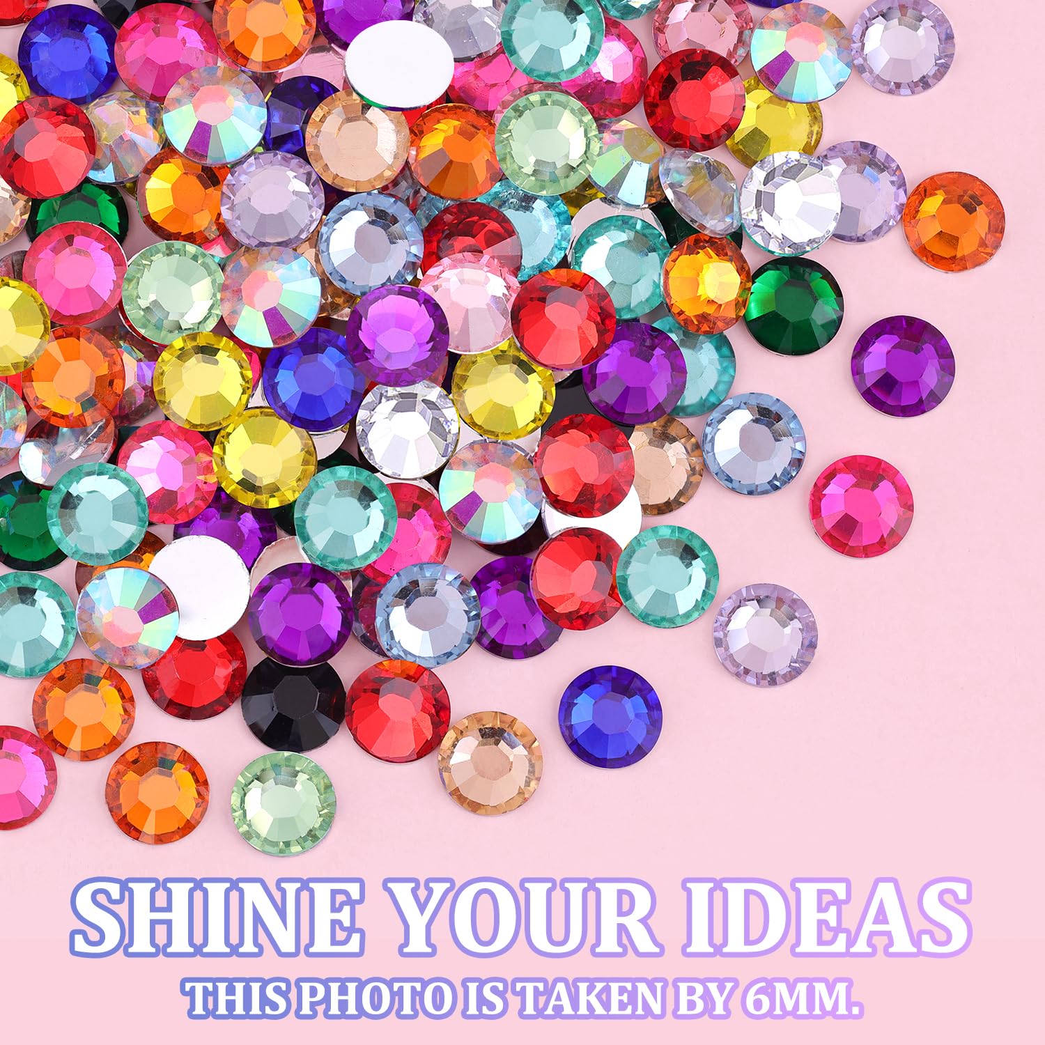 Thumbnail 6 de 22000Pcs Resin Rhinestones for Bedazzling with Tweezers — Mixed Colors 2/3/4mm Set with B7000 Glue