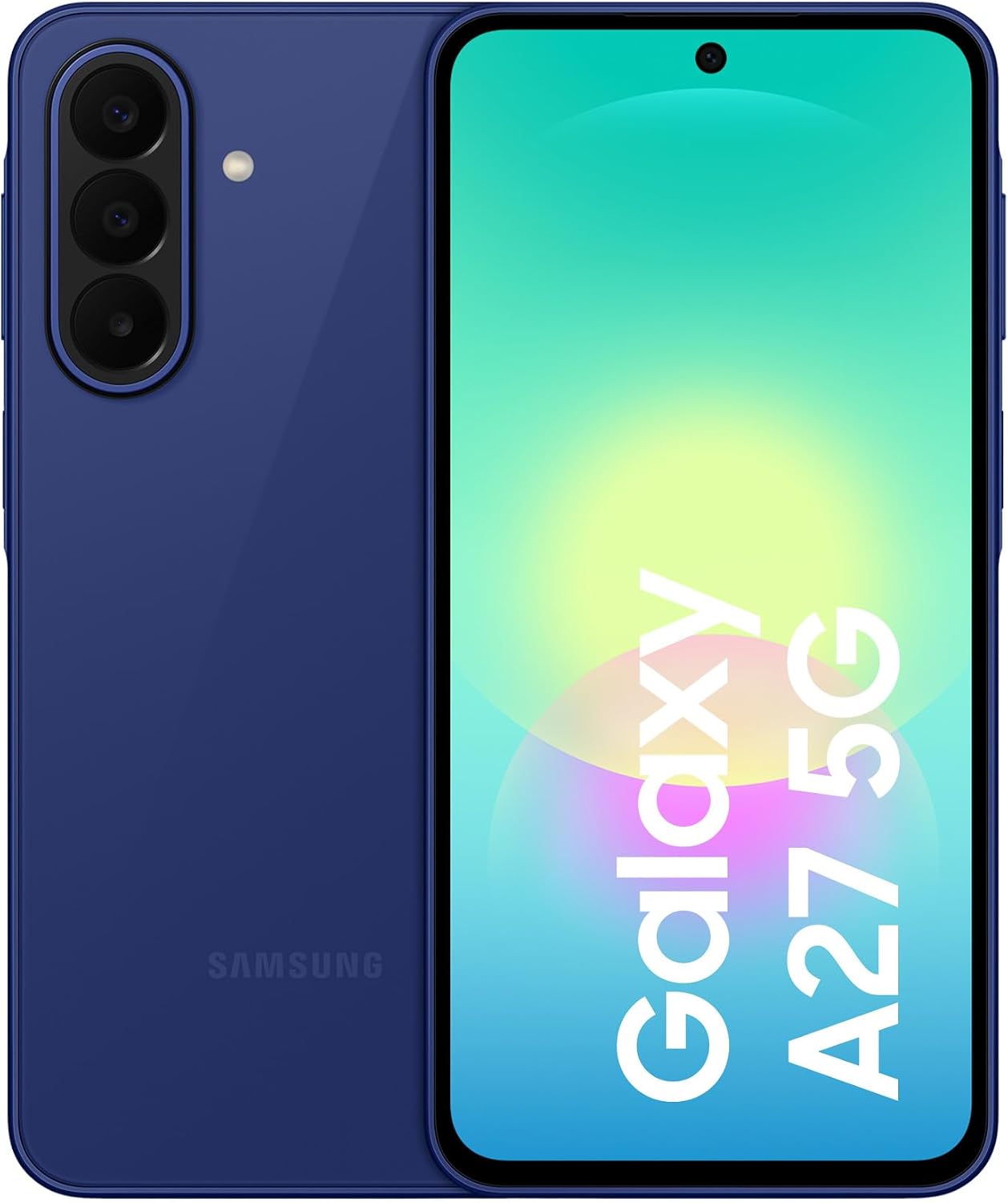 Detalle de Samsung Galaxy A27 5G 128GB RAM 6GB Blue – Scopri design sottile, autonomia e fotocamera tripla
