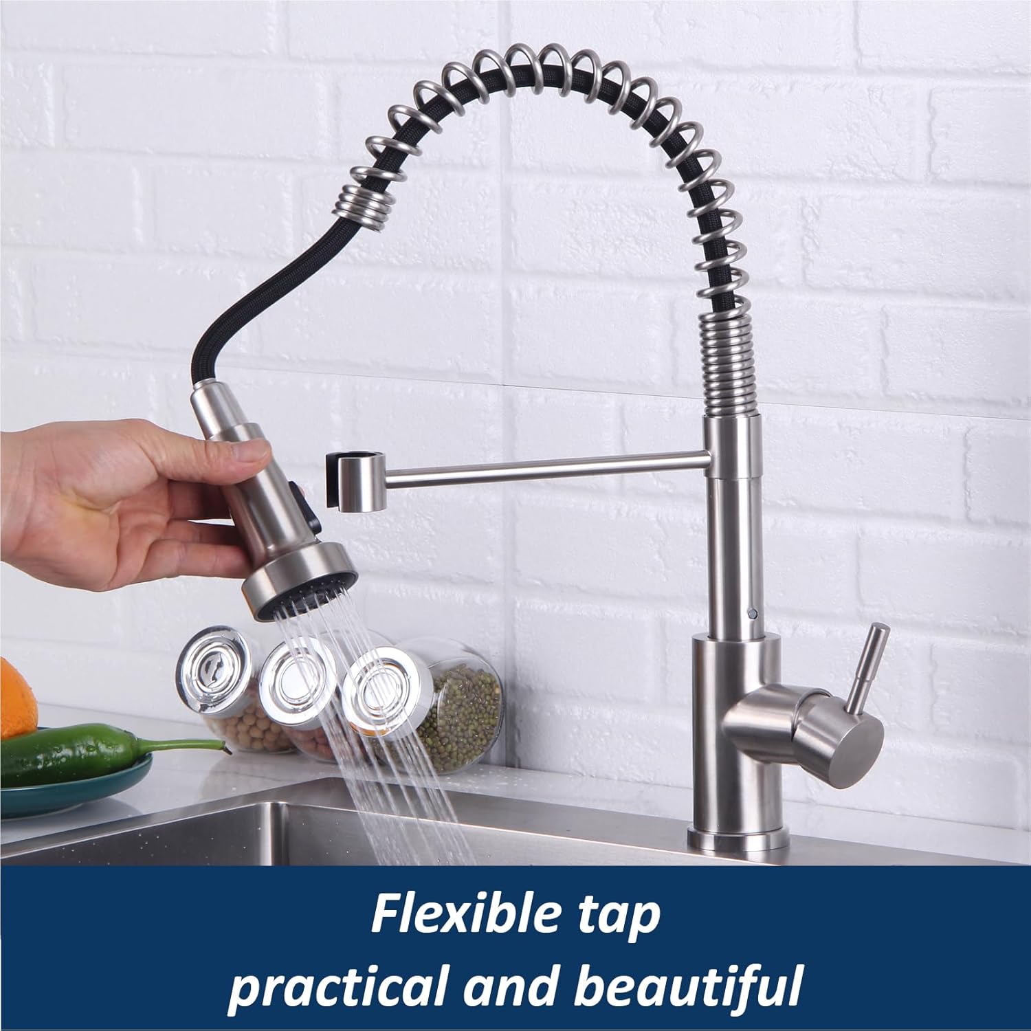 Thumbnail 2 de Stainless Steel kitchen sink mixer tap