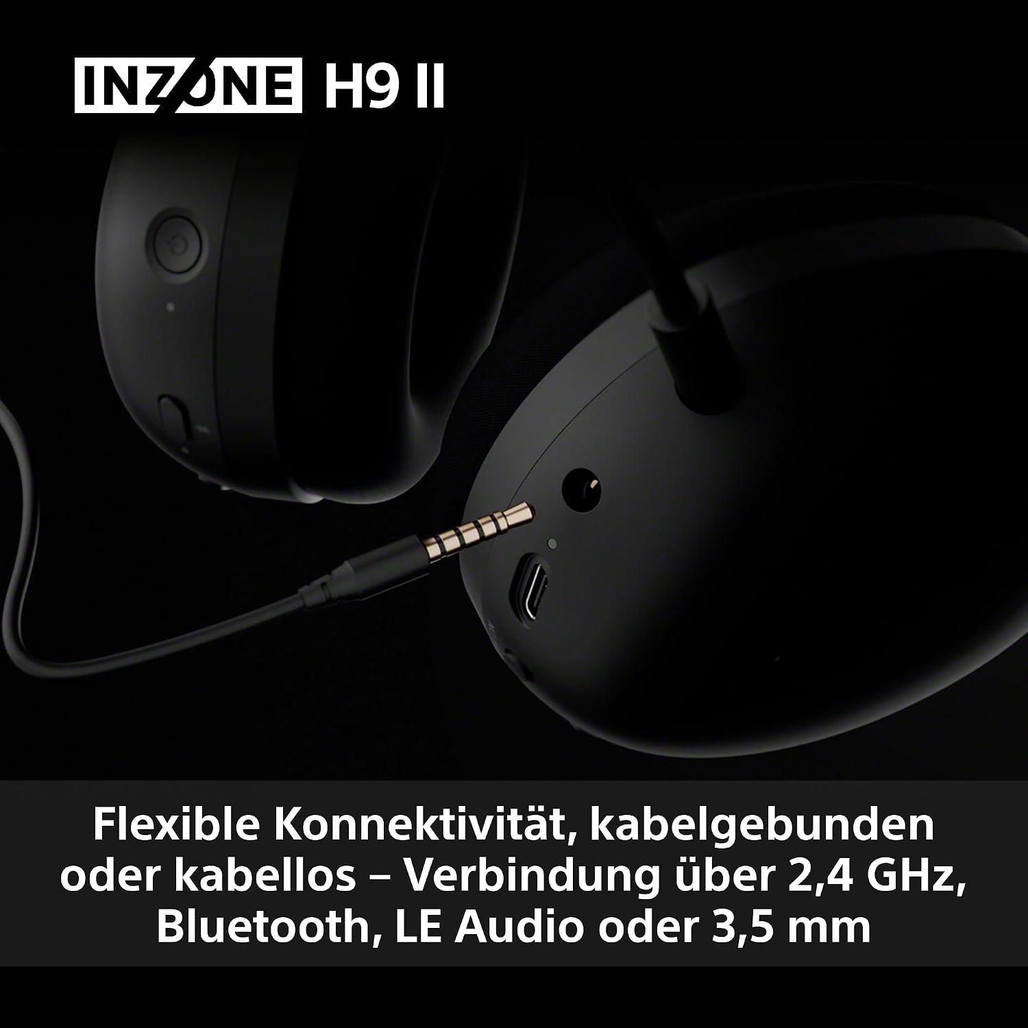 Thumbnail 6 de Sony INZONE H9 II Kabelloses Noise Cancelling Gaming Headset – Präziser Klang, flexibel verbunden