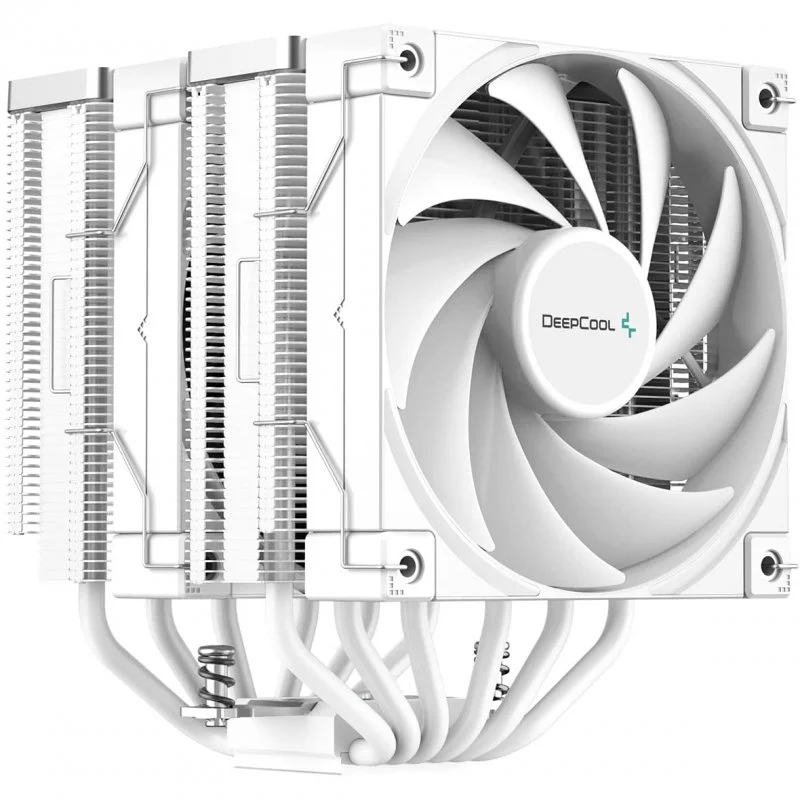 Detalle de DeepCool AK620 WH: Refrigeración de doble torre para CPU de alto rendimiento
