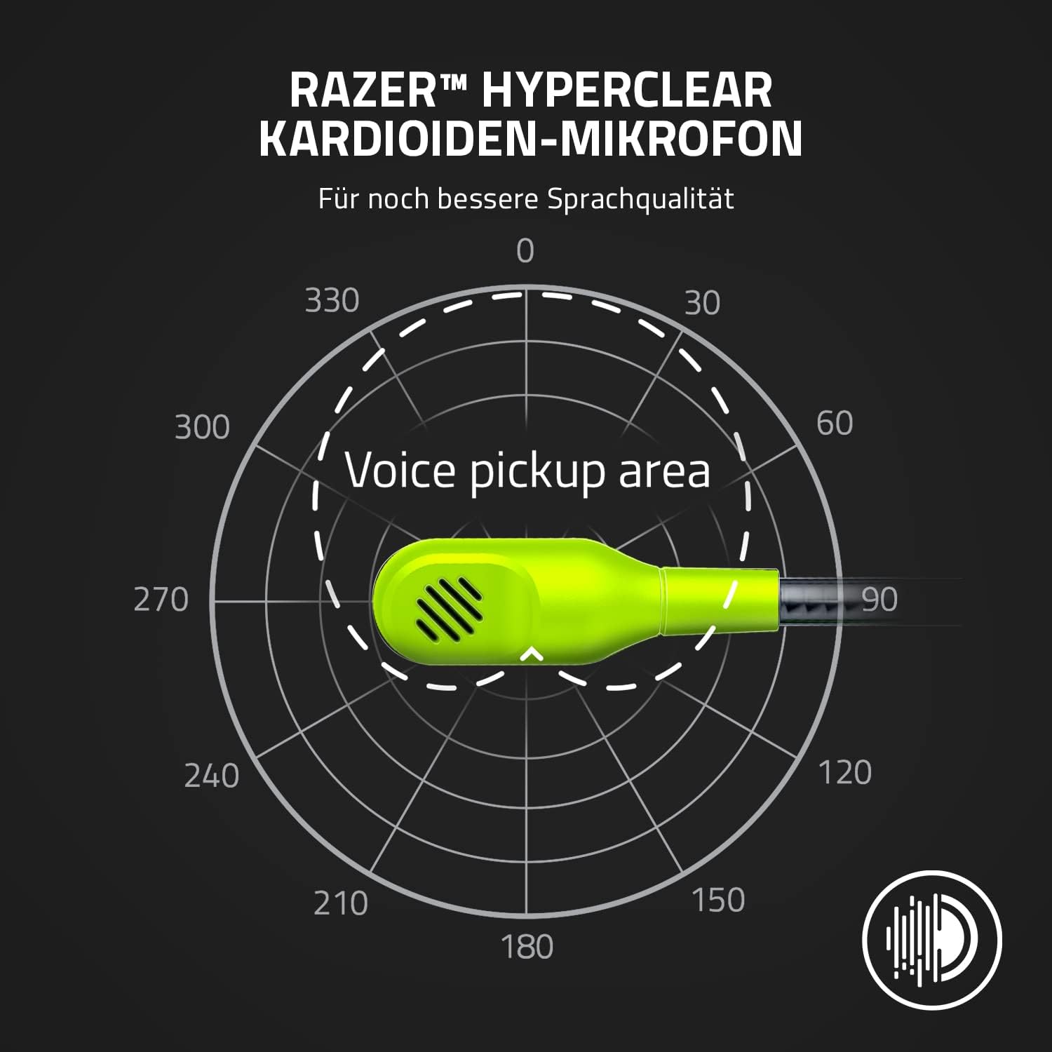 Detalle de Razer Kaira X – Kabelgebundene Gaming-Kopfhörer für Xbox Series X|S (Grün)