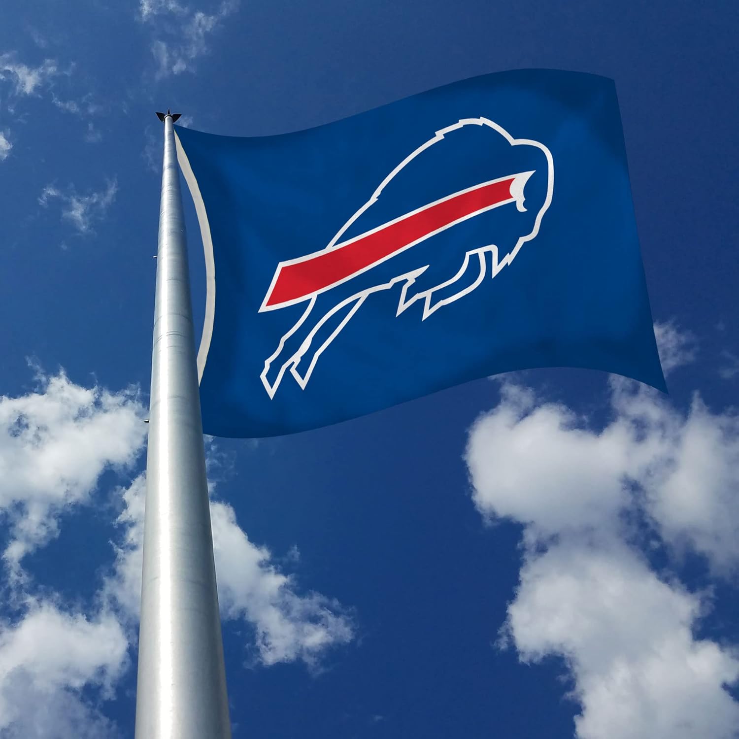 Detalle de Rico Industries NFL Standard 3' x 5' Banner Flag (Single-Sided) for Indoor or Outdoor Home Décor