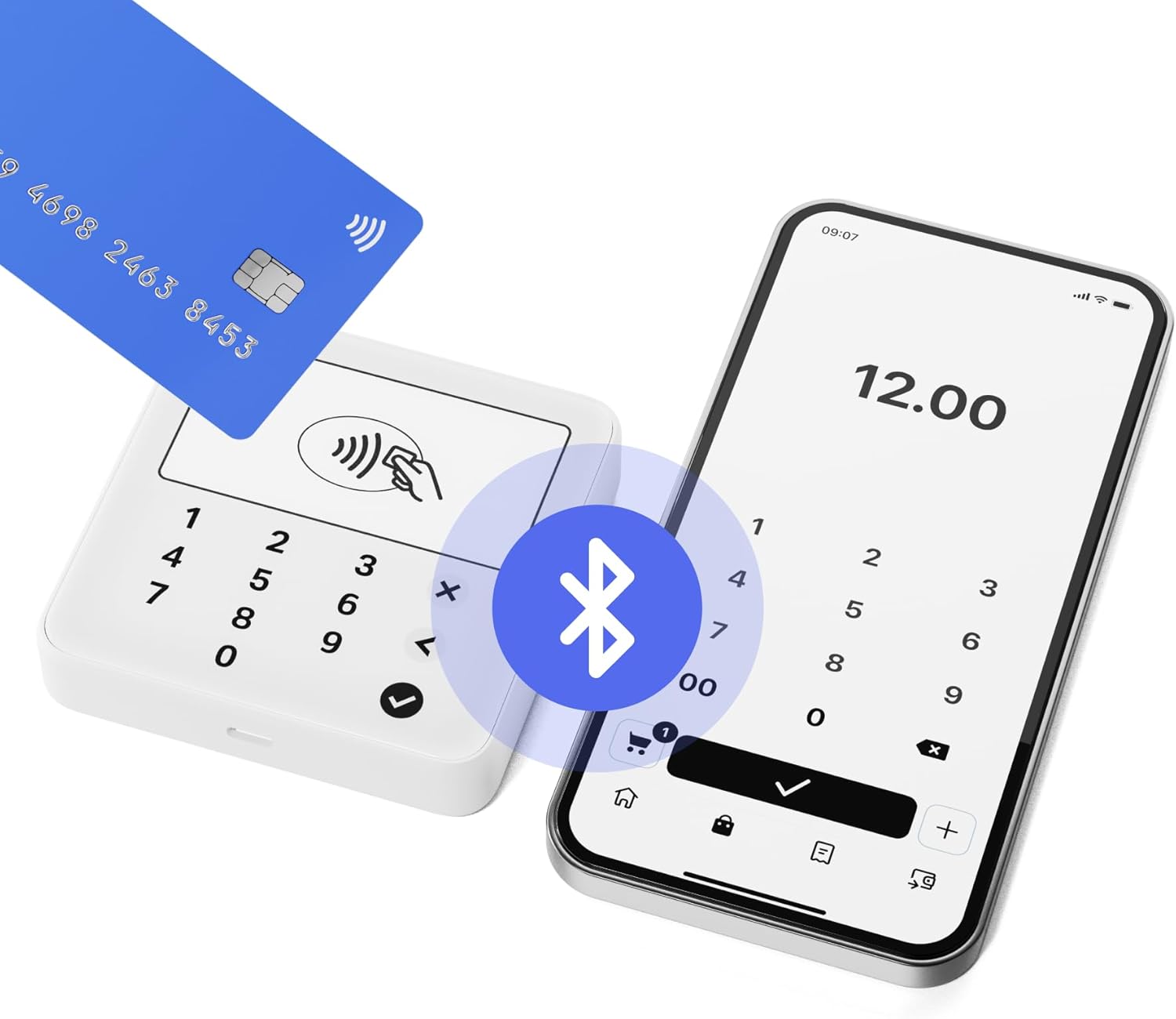 Thumbnail 1 de SUMUP Solo Lite POS Portatile: pagamento contactless con Bluetooth, compatibile con smartphone e tablet