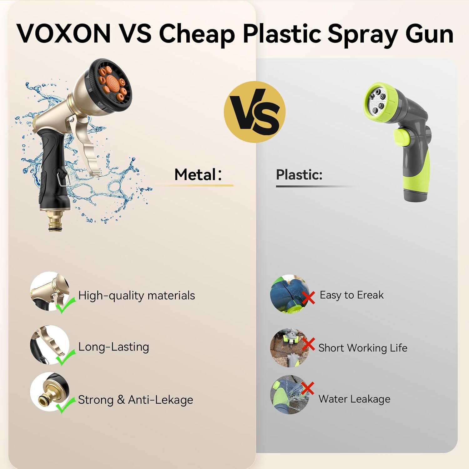 Thumbnail 5 de VOXON Hose Pipe Spray Gun