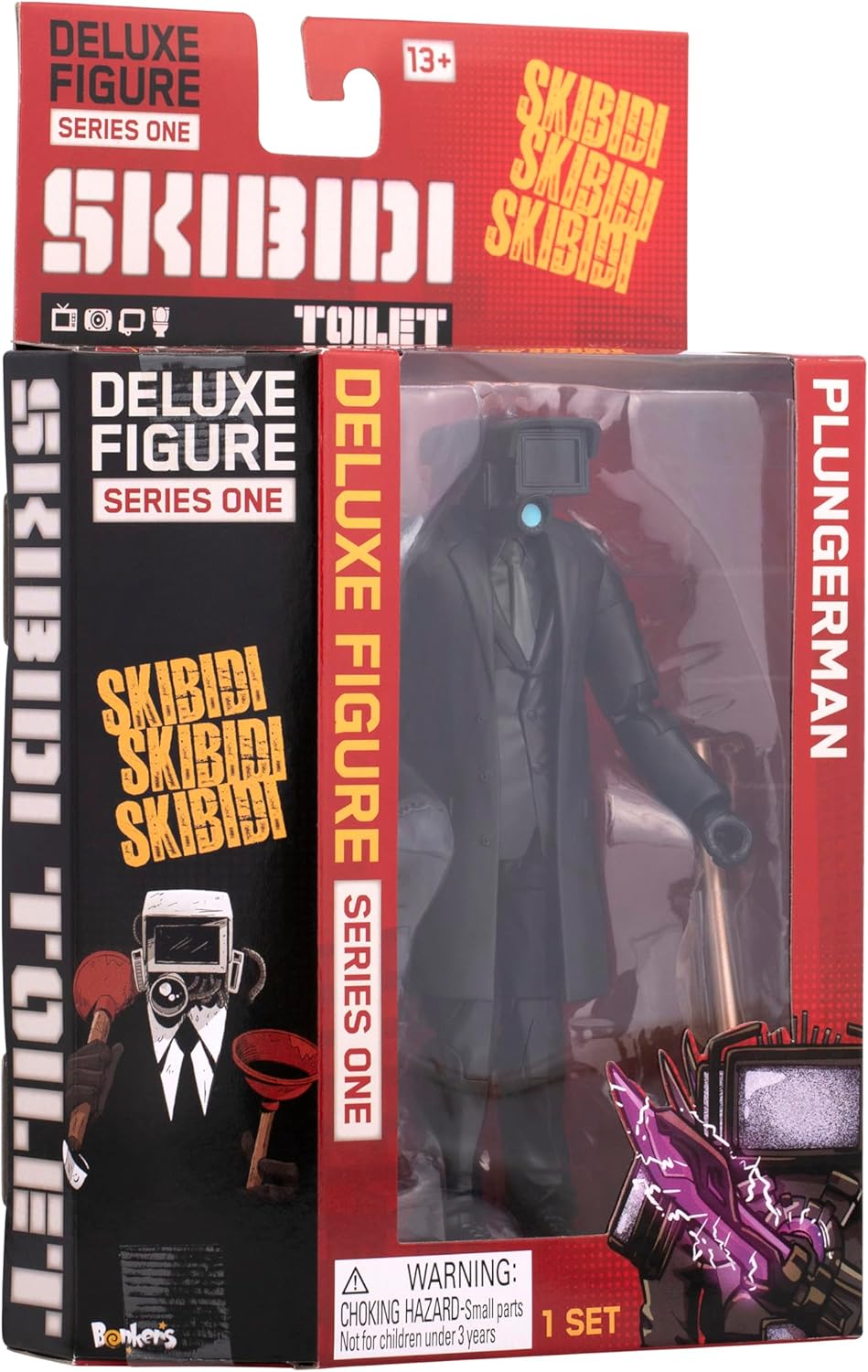 Thumbnail 2 de Skibidi Toilet Figurine de Luxe Plungerman