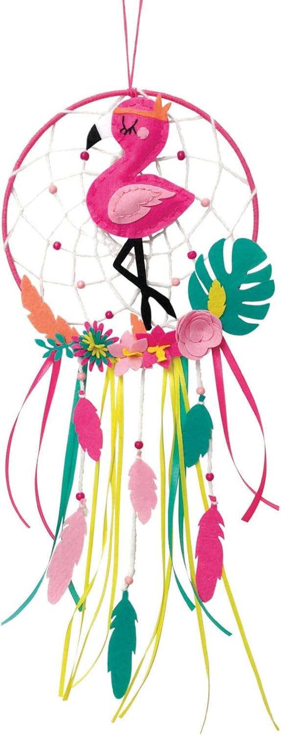 Thumbnail 3 de LENA 42700 – Kit de bricolage Dreamcatcher Flamingo (56 pièces) pour fabriquer un attrape-rêves dès 6 ans