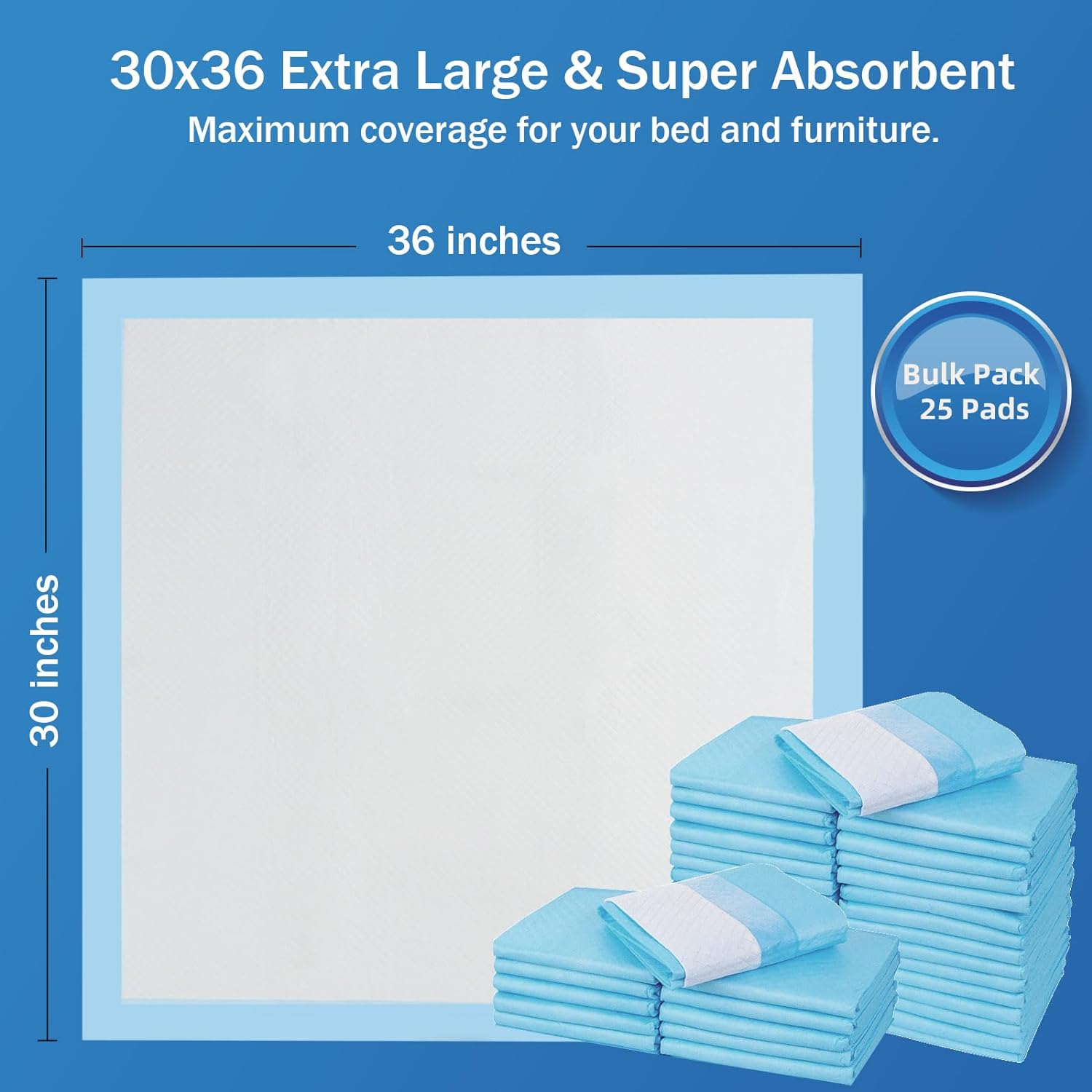 Detalle 2 de SOFYFINE Bed Pads 30"x36" Disposable Underpad