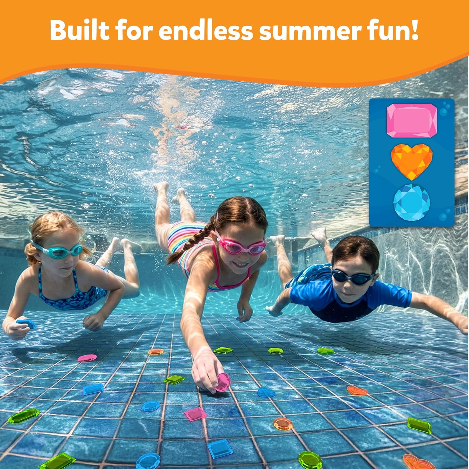 Detalle de Skillmatics Pool Toys - Seek & Splash: An Engaging Underwater Search & Find Game