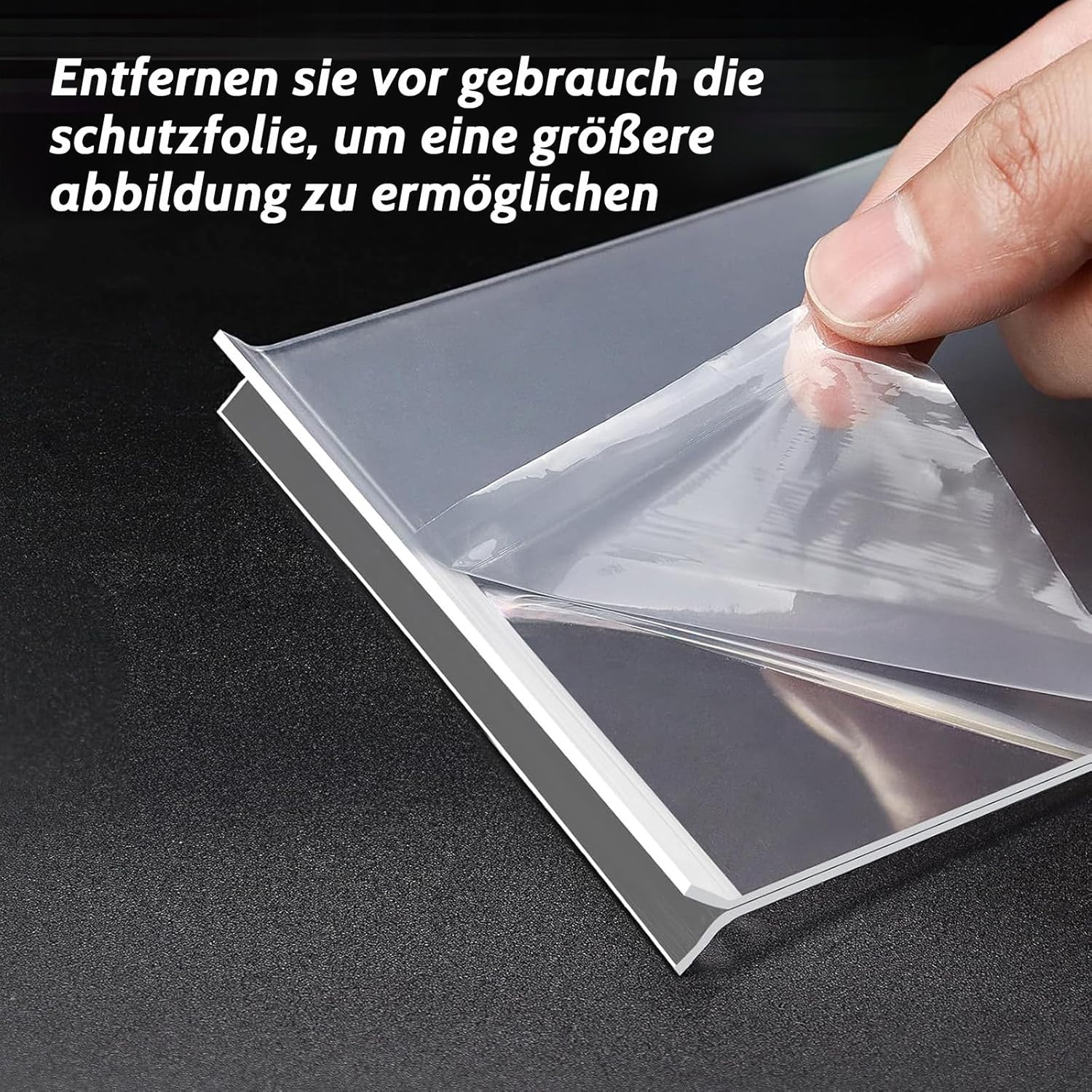 Thumbnail 2 de Viymgit 8er DIN A5 Tischaufsteller im glasklaren T-Ständer (Acryl) für Speisekarten & Hinweisschilder