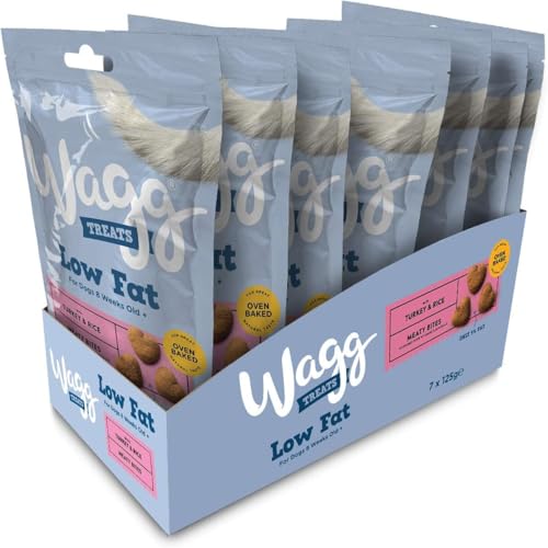 Detalle de Wagg Low Fat Lamb & Rice Dog Treats 125g (Pack of 7) – A practical training and snack option