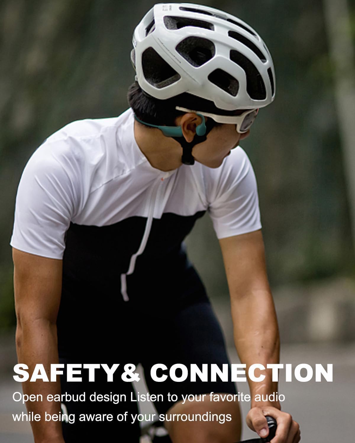 Detalle de SANOTO Bone Conduction Headphones Bluetooth 5.3 — Open Ear