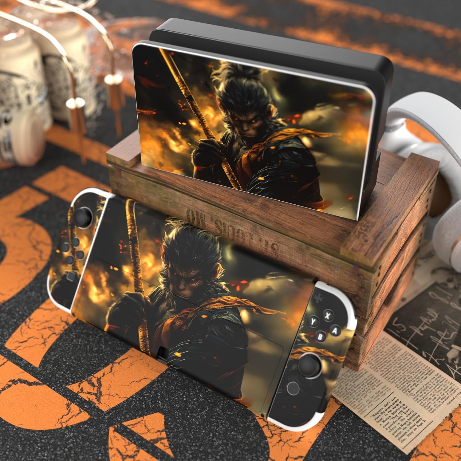 Detalle 1 de playvital Autocollant Switch OLED Protection