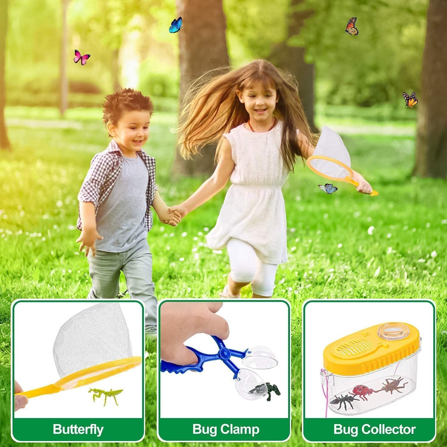 Detalle de Ensemble Explorateur Extérieur – Jumelles 4x30 et Kit de Découverte pour Enfants (22 Pièces)
