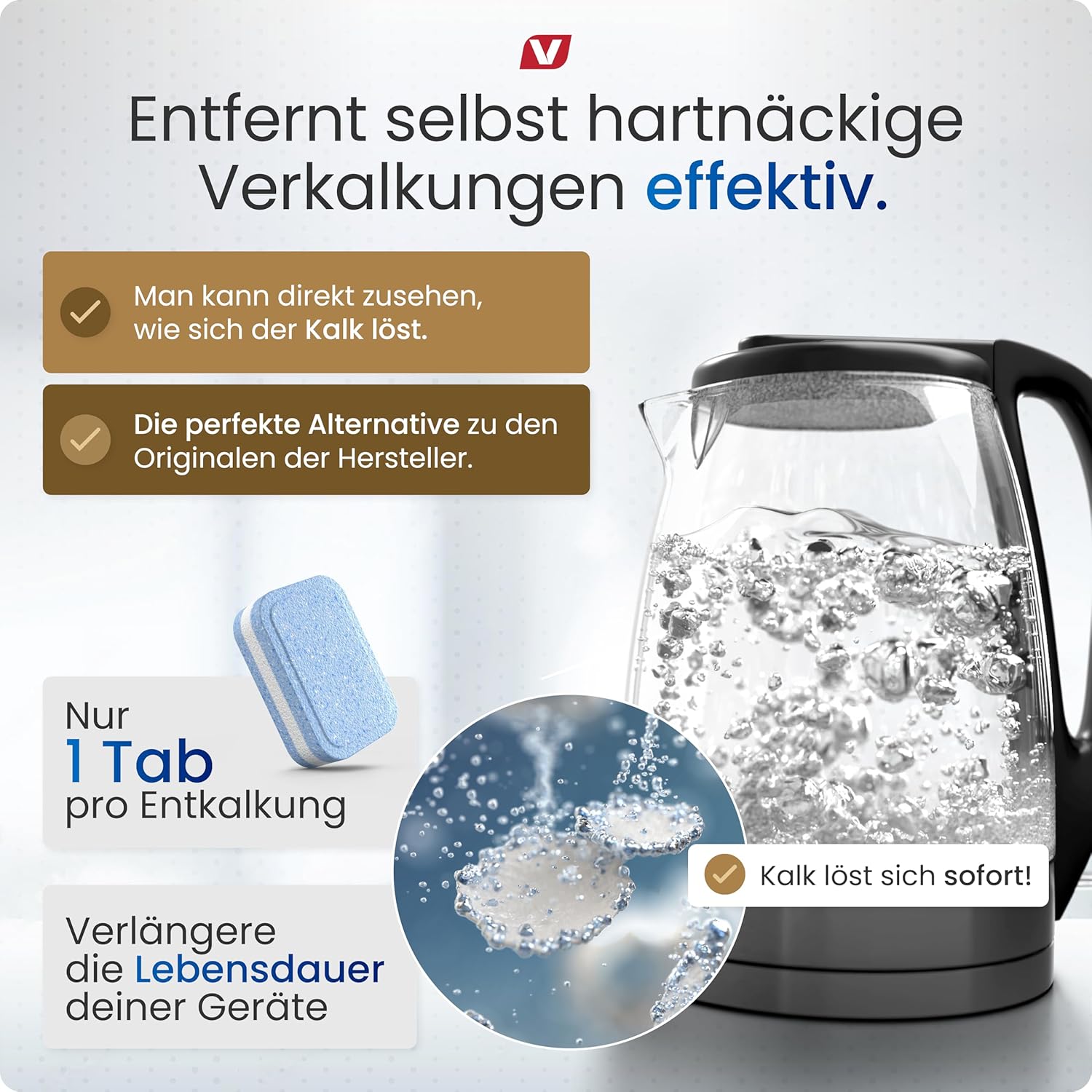 Detalle de 3-in-1 Entkalker für Kaffeevollautomaten