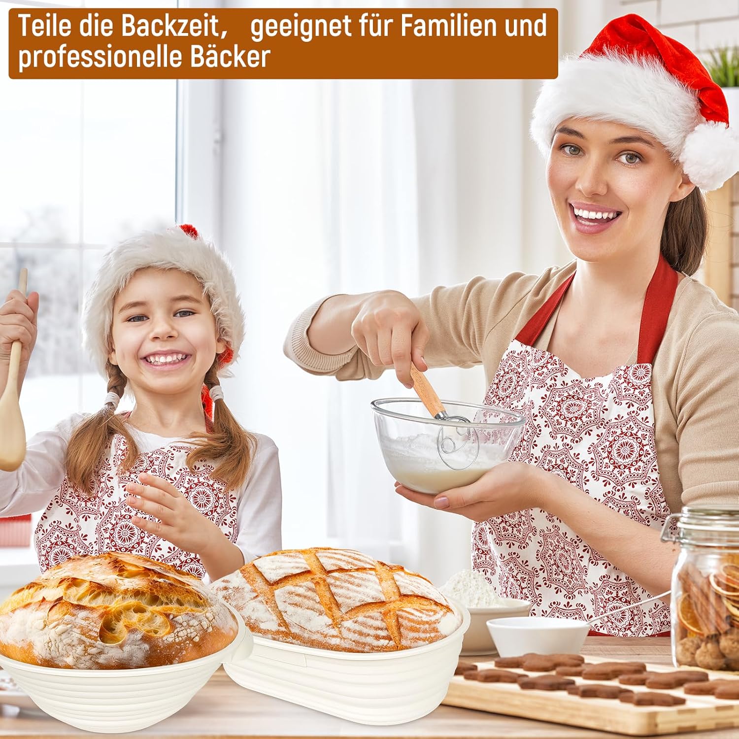 Thumbnail 5 de FIVAVA Brot-Gärkorb Set 9-teilig für 25 cm