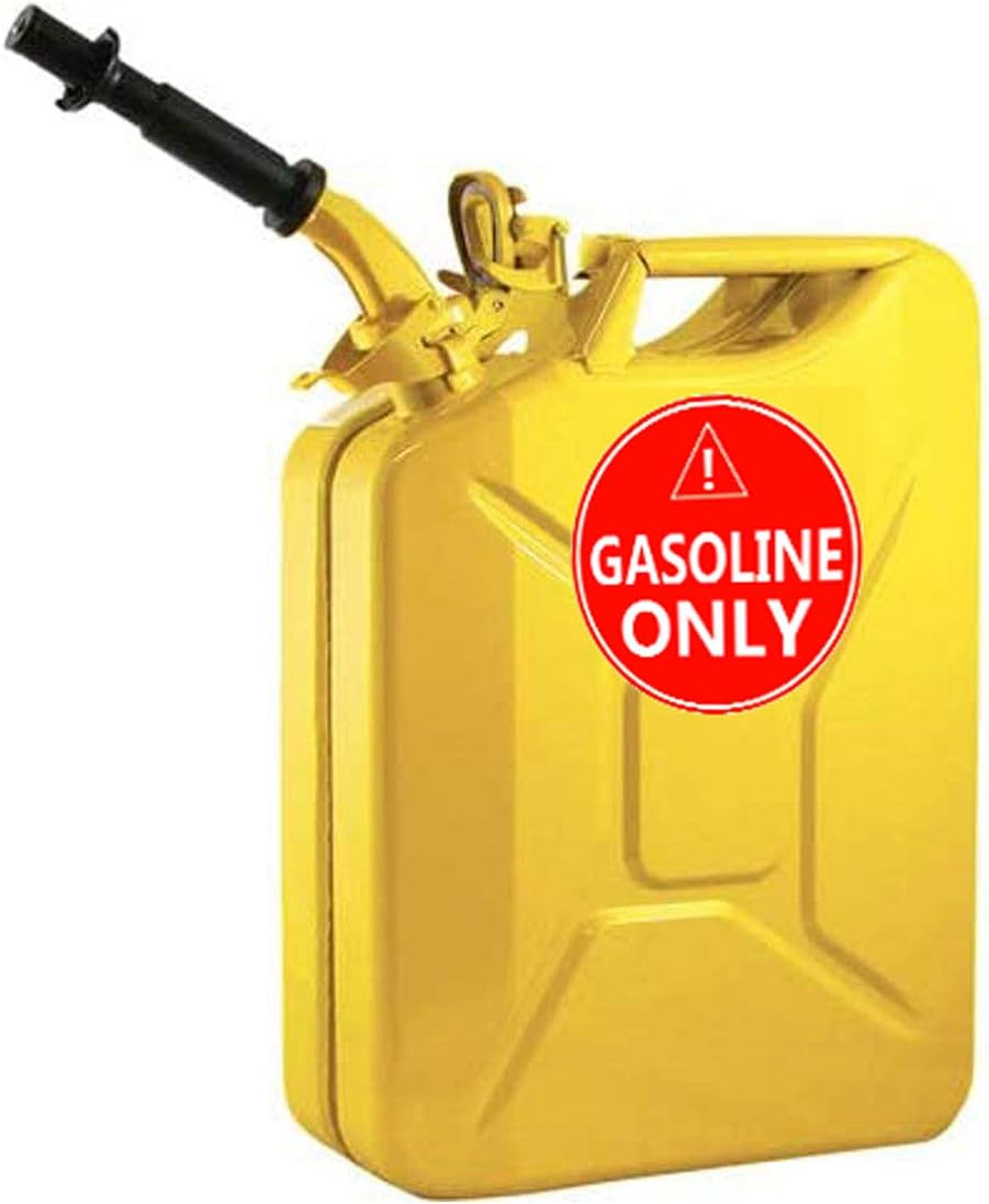 Detalle de Gasoline-Only Fuel Stickers, 4-inch