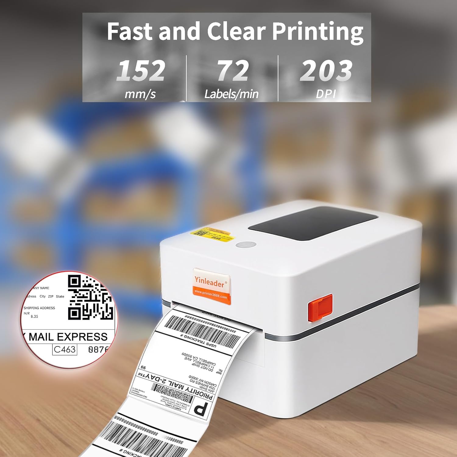 Thumbnail 6 de Yinleader Thermal 4x6 label printer 📦