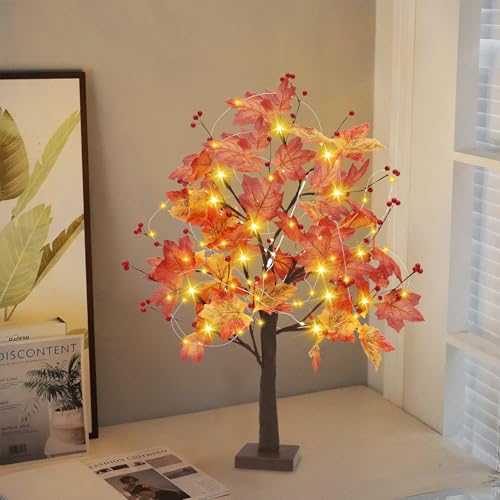 Thumbnail 4 de Herbstdeko Innen LED Baum mit 74 LEDs – 66 cm