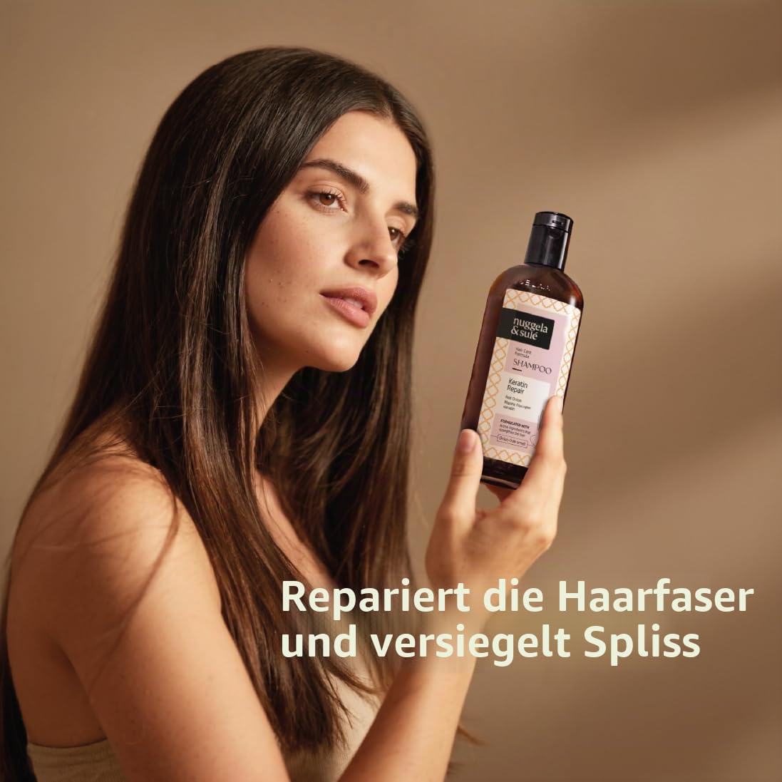 Detalle de Nuggela & Sulé Keratin Reparatur-Shampoo – Stärke & Vitalität (250 ml)