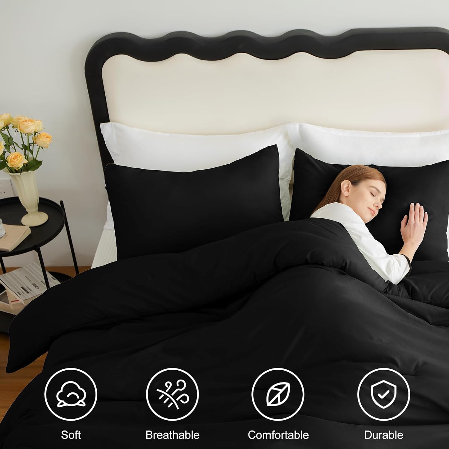Thumbnail 3 de CozyLux California King Comforter Set 3-Piece