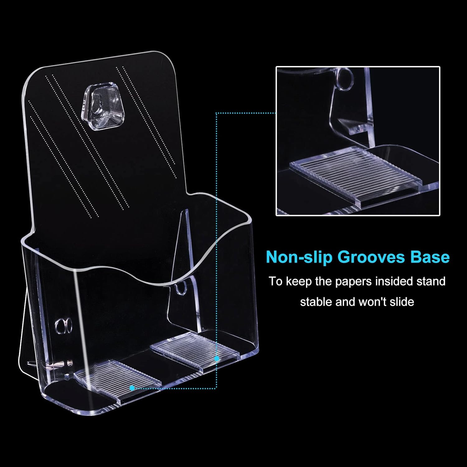 Thumbnail 3 de Lot de 2 porte-brochures A5 en acrylique transparent Srvnpioy