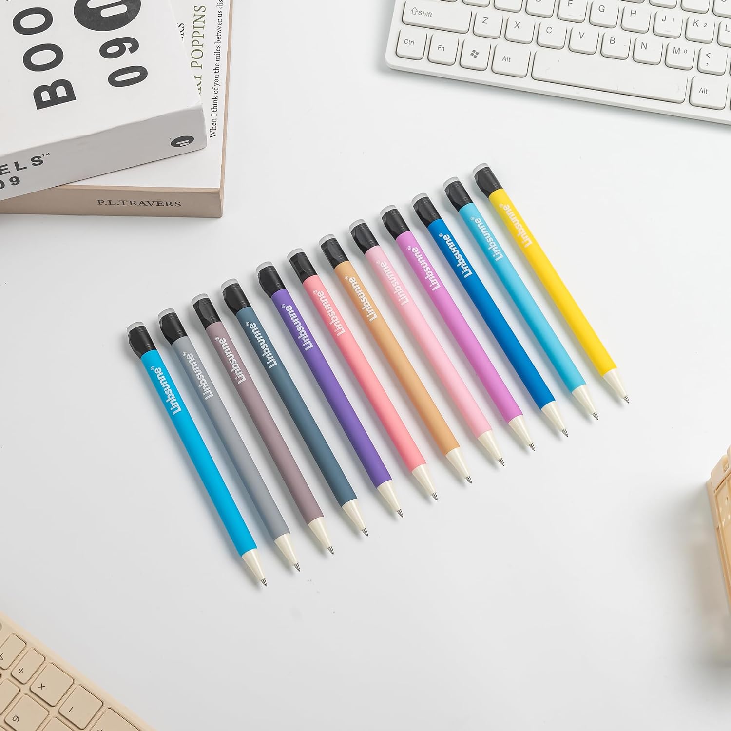 Detalle 2 de Linbsunne Erasable Gel Pens, 0.7 mm