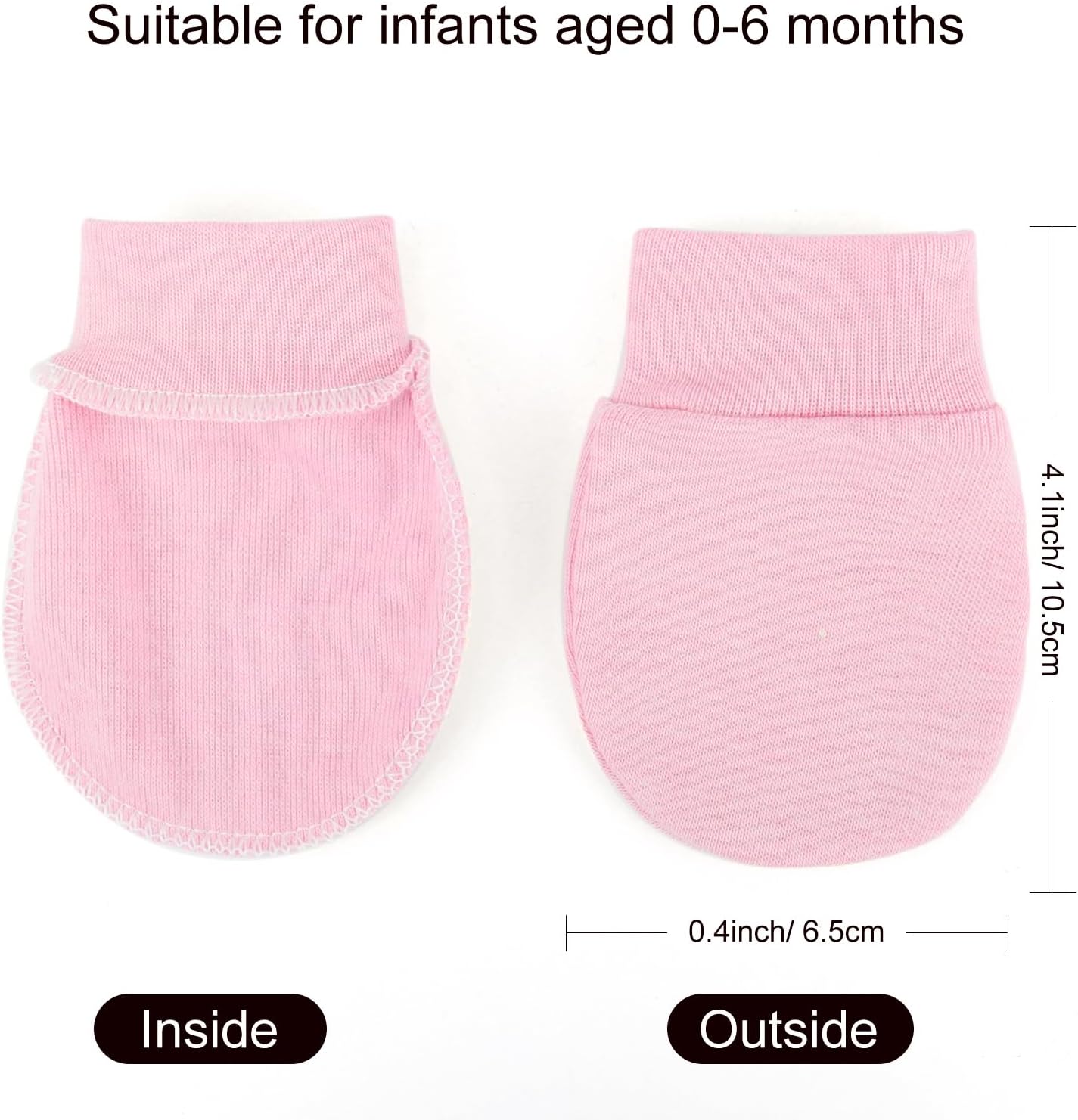 Thumbnail 4 de DRESHOW Newborn Baby Mittens 0-6 Months
