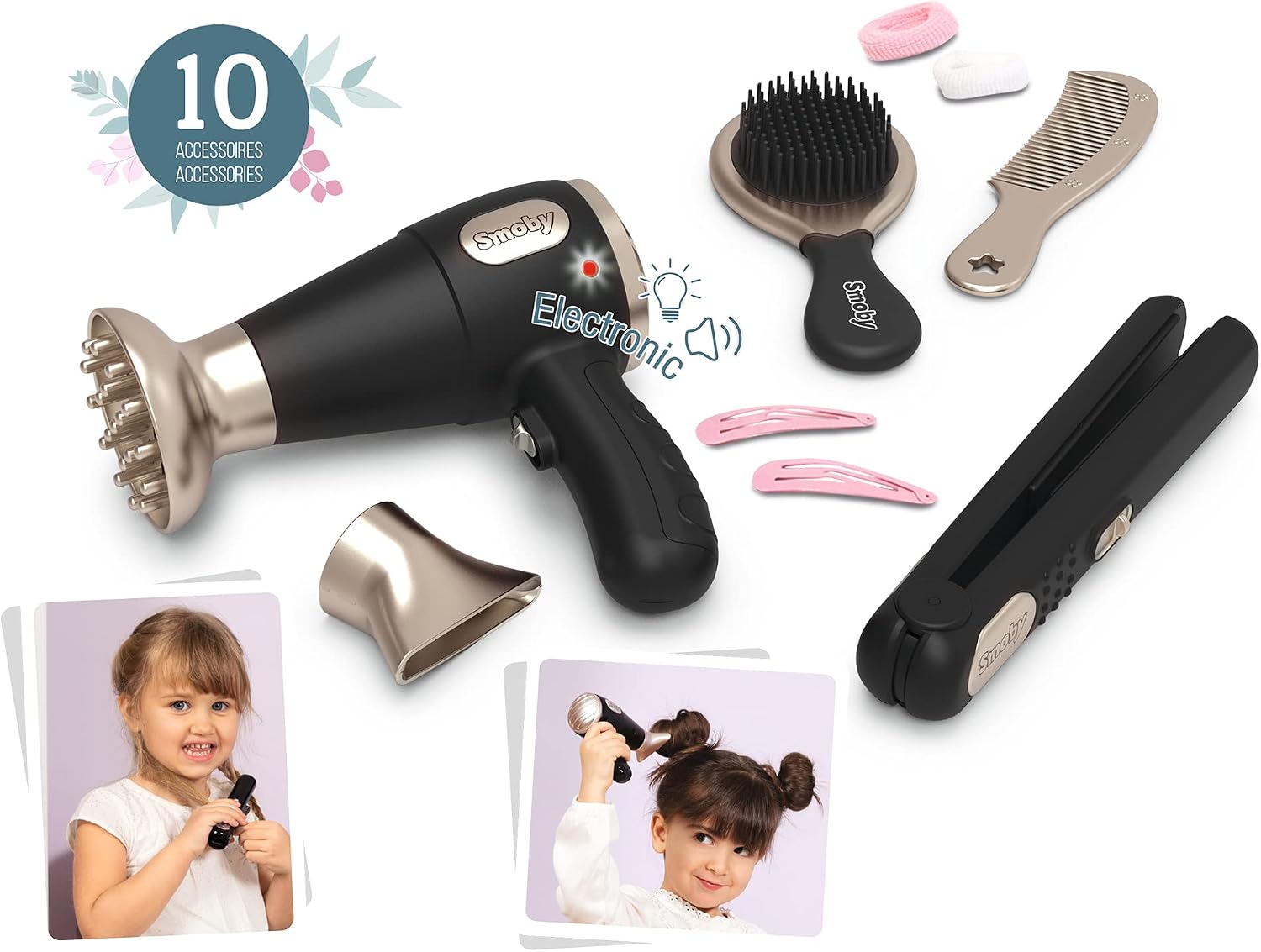 Detalle 2 de Smoby My Beauty Hair Set, lisseur, dès 3 ans