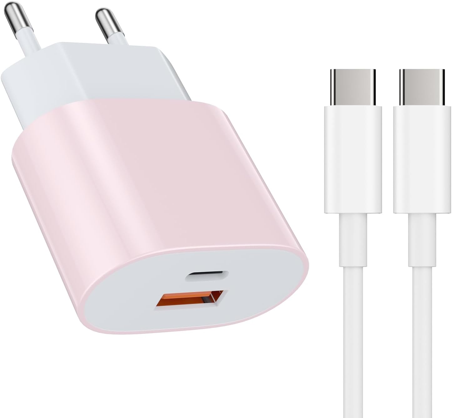 Thumbnail 6 de Caricabatterie rapido 25W con cavo da 1,8 m e doppia porta USB-C/USB-A (Samneer)