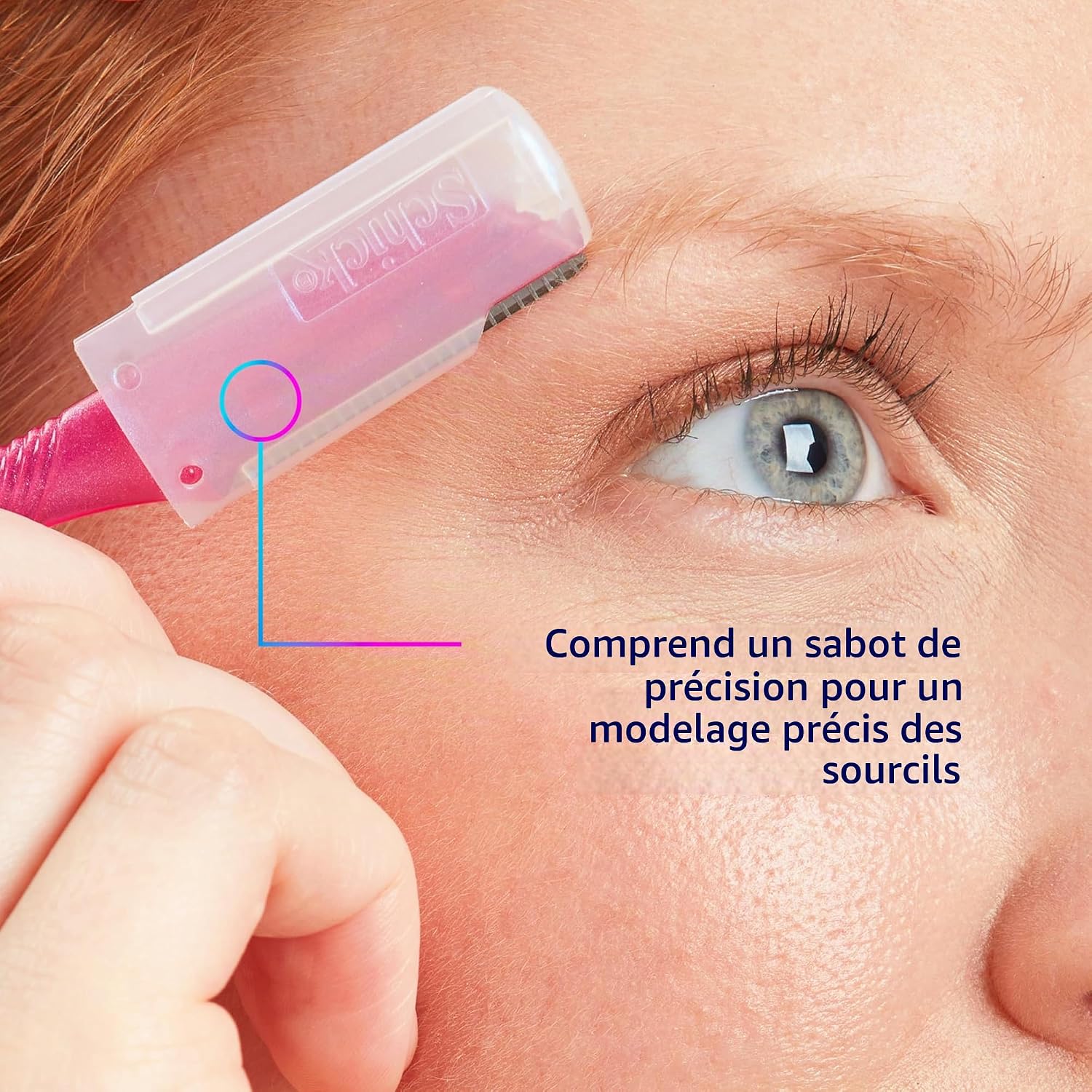 Thumbnail 3 de Schick Hydro Silk Touch-Up gezichtsscheerapparaat voor wenkbrauwen en fijne haartjes