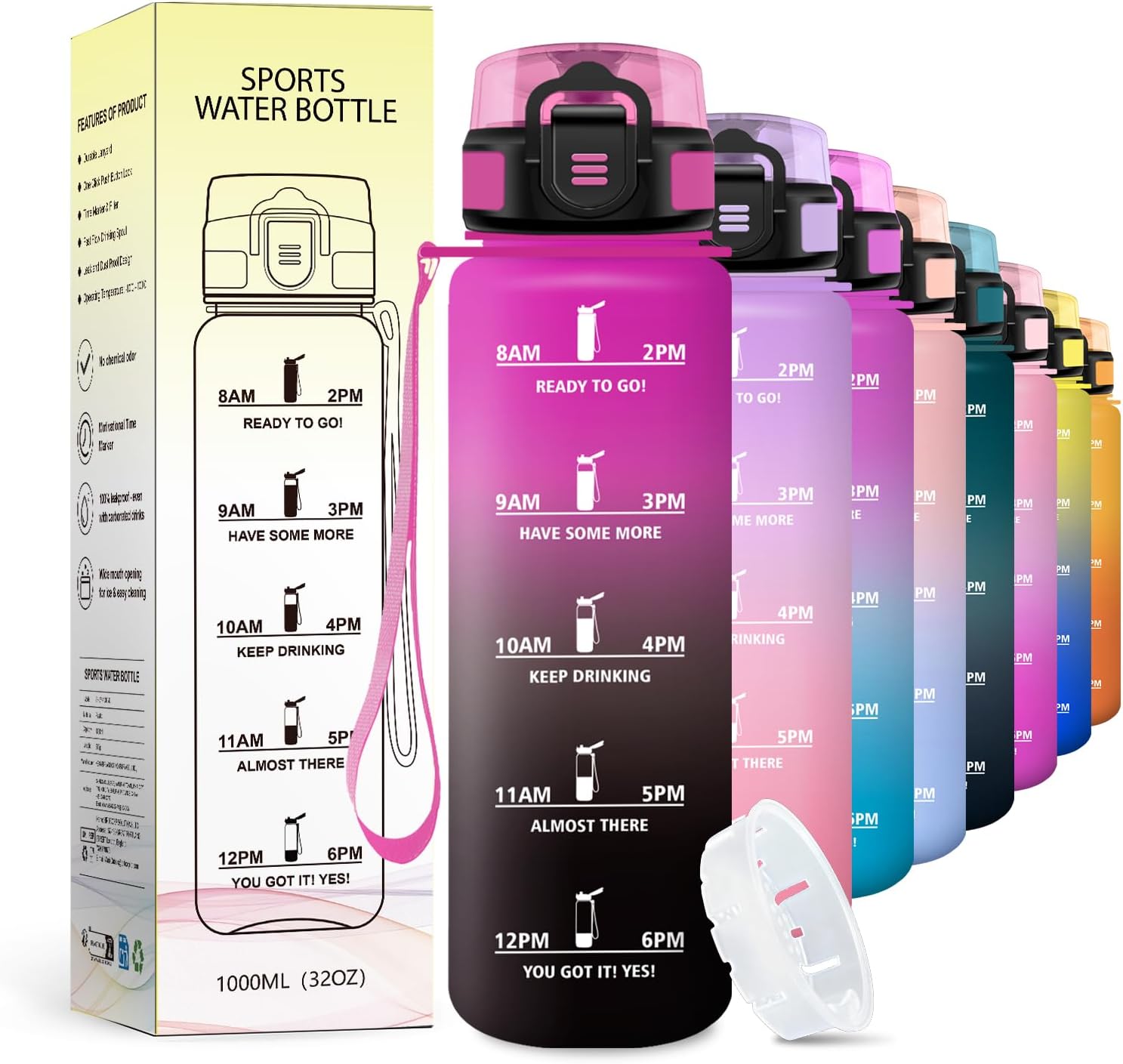 Detalle de JAPORIA Gourde 1L bouteille d'eau 1L