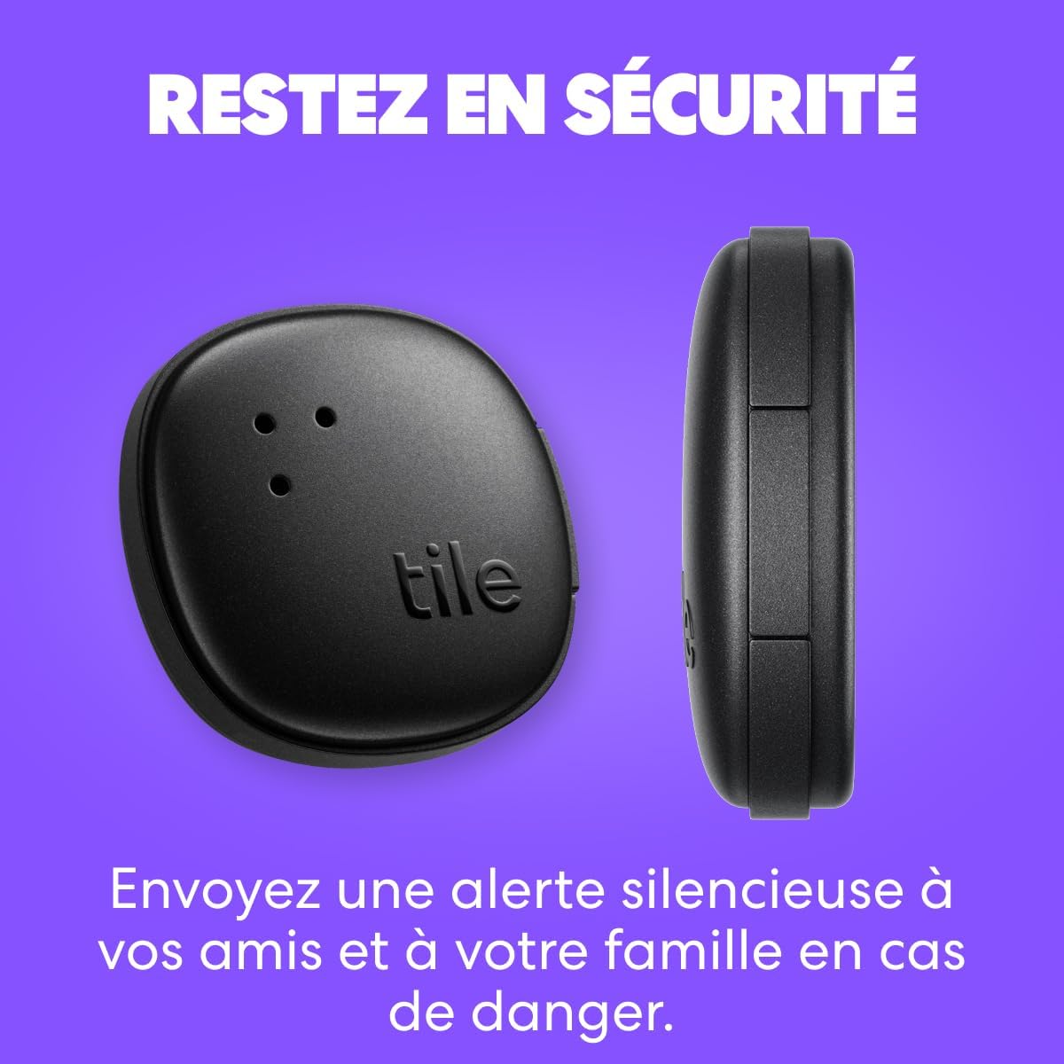 Detalle de Tile by Life360 Sticker – Petit tracker Bluetooth adhésif (lot de 2, noir)