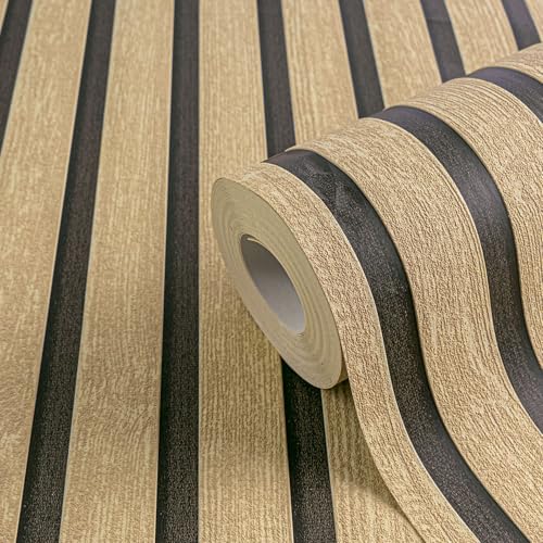 Detalle 2 de A.S. Création Papel pintado efecto madera 0,53×10,05 m