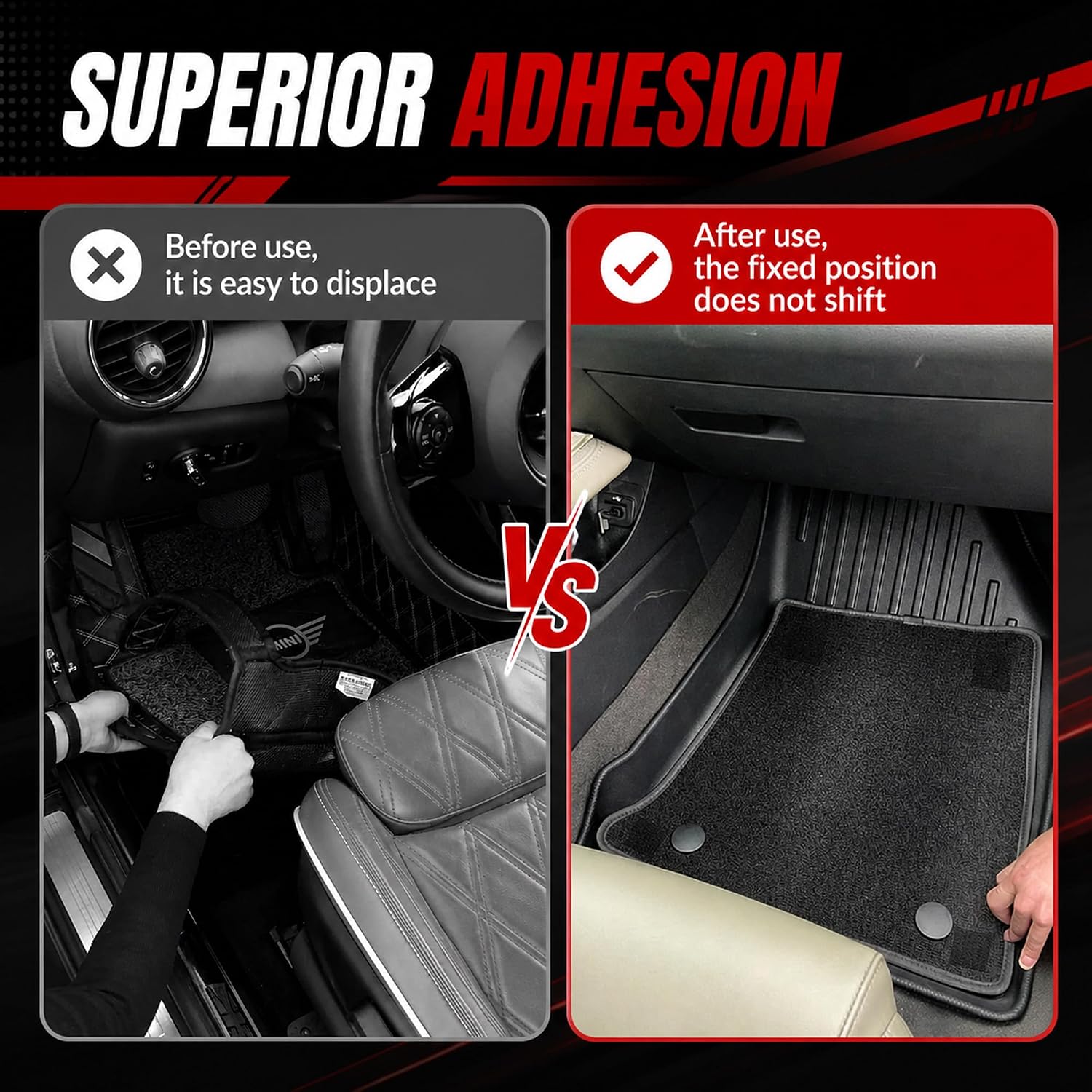 Detalle 2 de Car Floor Mat Retainers, 20-Piece Set