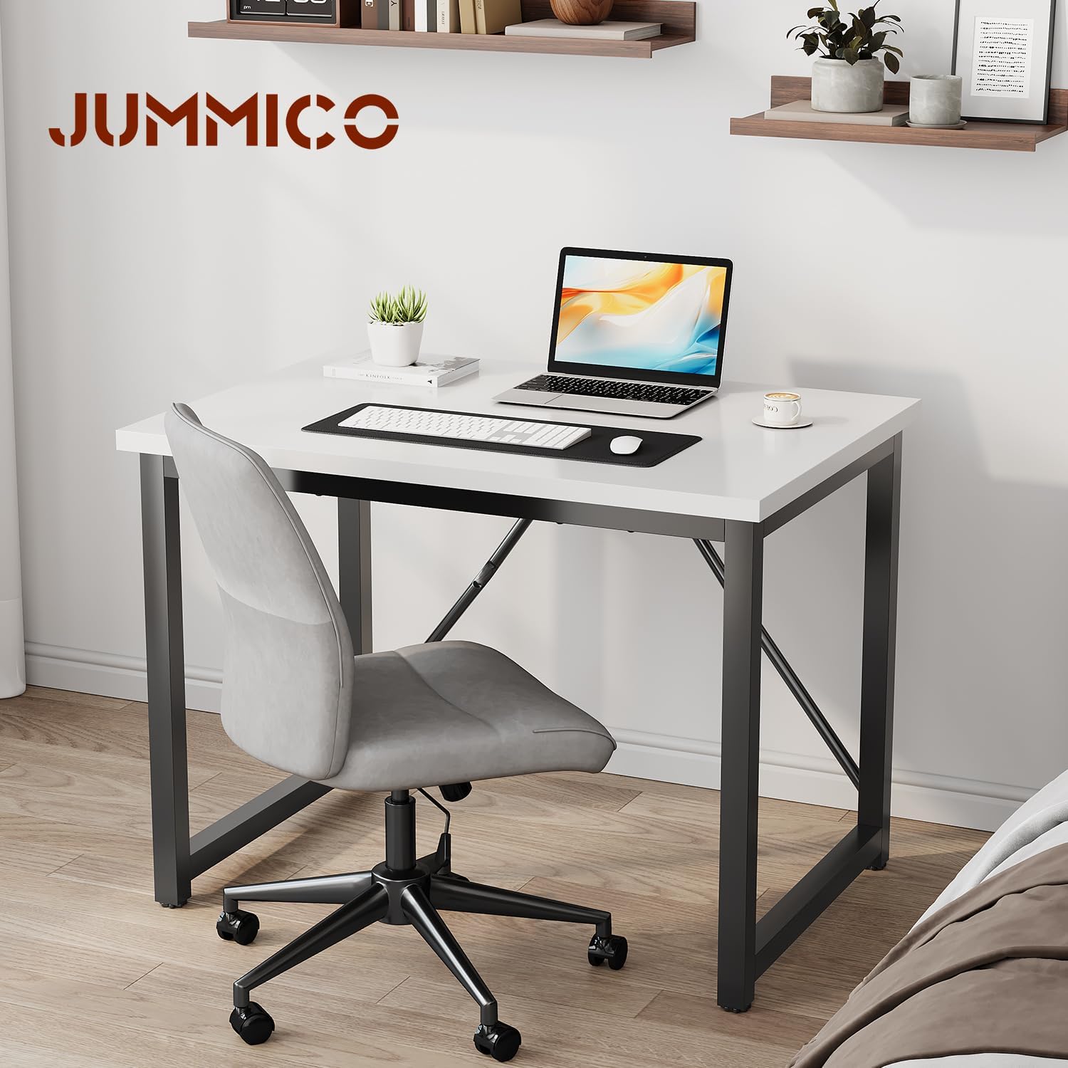 Detalle 2 de JUMMICO Scrivania 80x50 cm bianco