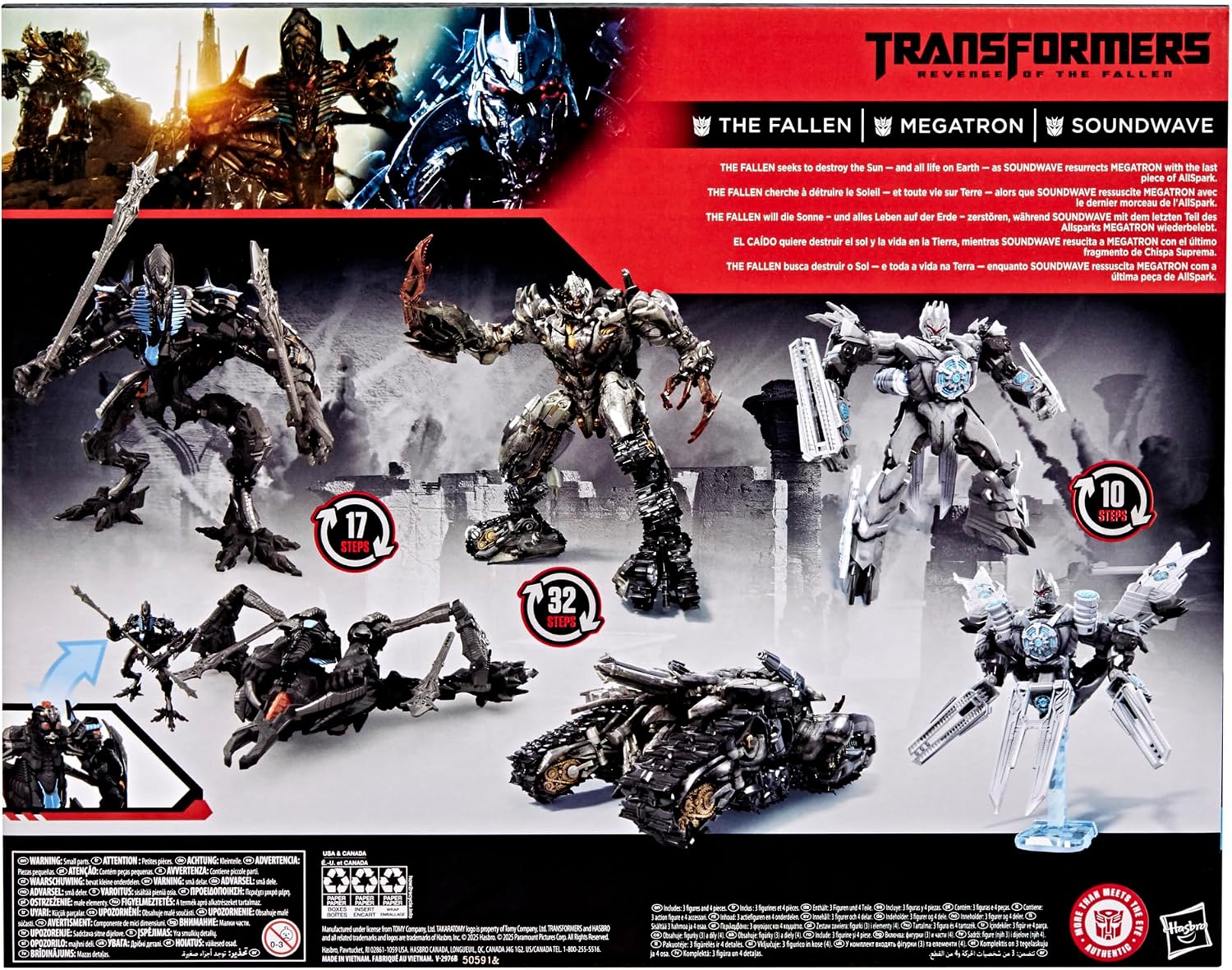Detalle 2 de Transformers Studio Series confezione da 3 action figure 21,5 cm