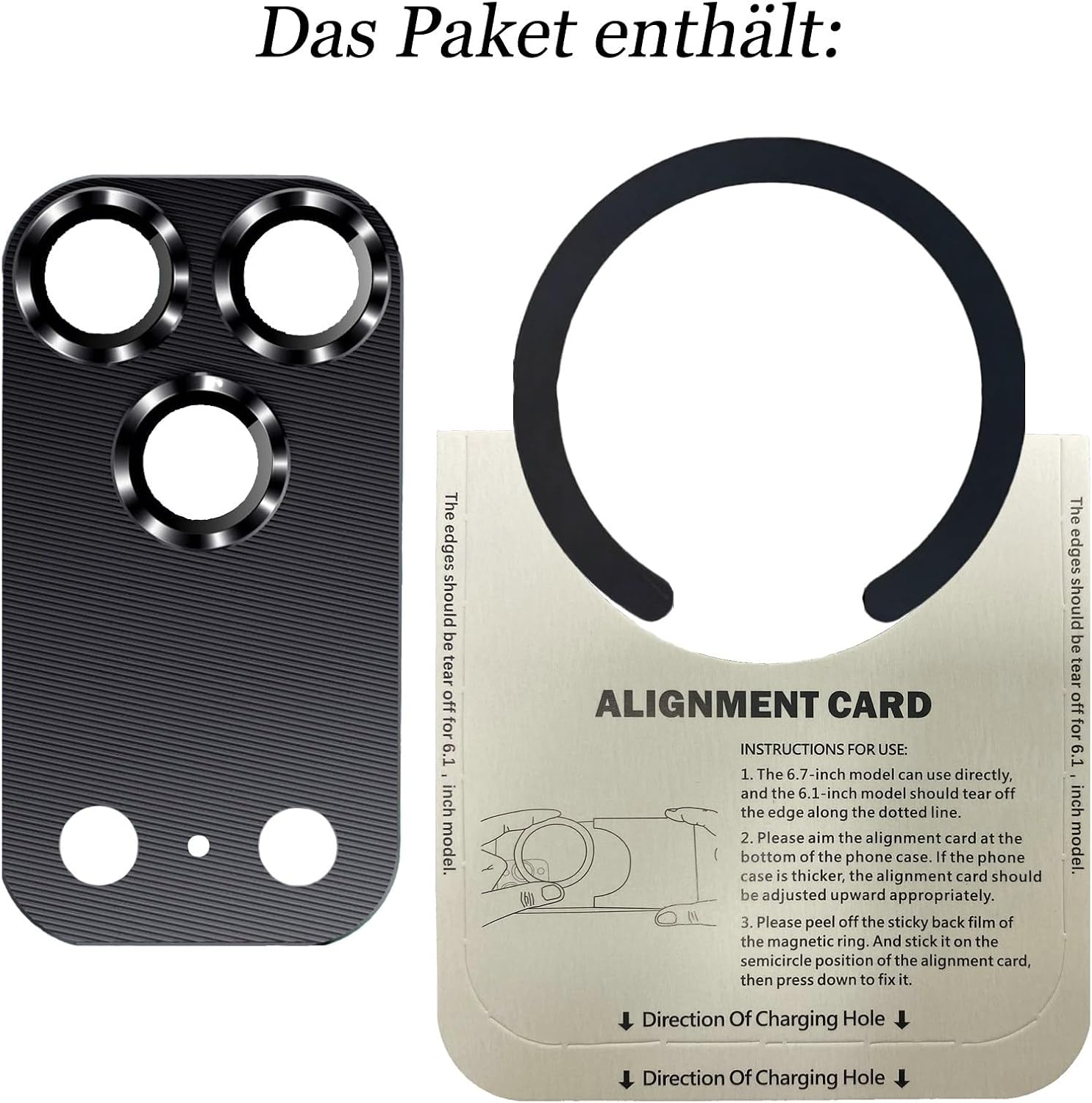 Detalle 2 de Leedia Kameraschutz für iPhone 17 Pro Max