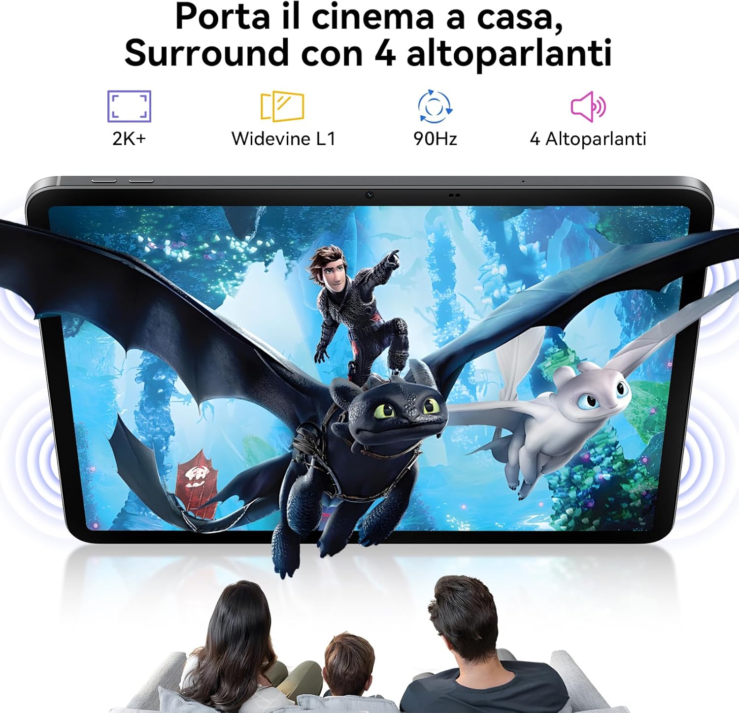 Thumbnail 2 de Blackview Link 8 da 13" con tastiera e penna, Android 15 e Gemini AI, 18GB RAM + 256GB