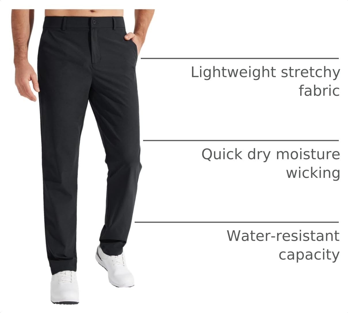 Detalle 2 de Libin Men’s Golf Pants 32 in, Quick-Dry