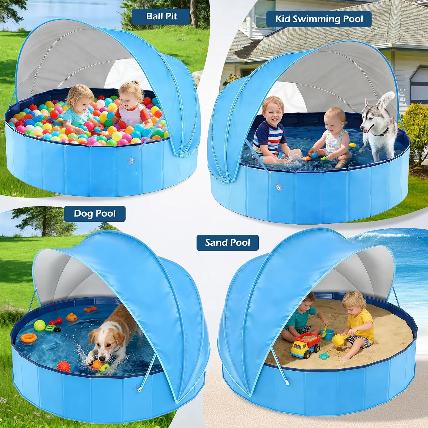 Thumbnail 6 de Jasonwell Kiddie Pool, 79-inch