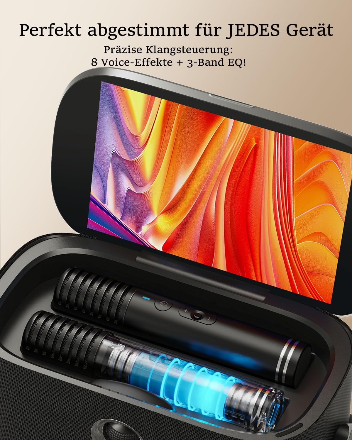 Thumbnail 6 de Ikarao Shell S2 Karaoke-Maschine: Komplettsystem mit Textanzeige, 140 W, Bluetooth, HDMI inkl. KaraFun