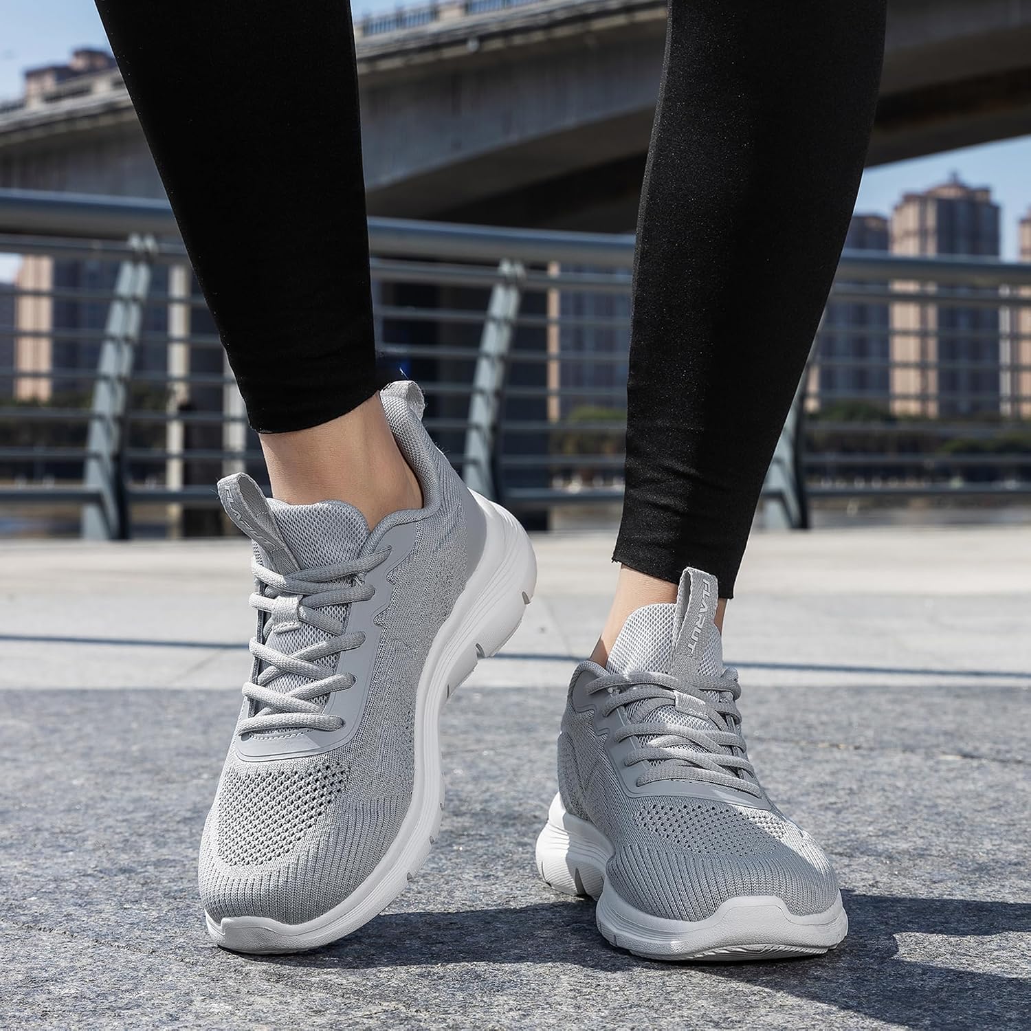 Detalle de FLARUT Damen Laufschuhe – Atmungsaktiv, Leicht und Mit Rutschfester Dämpfung