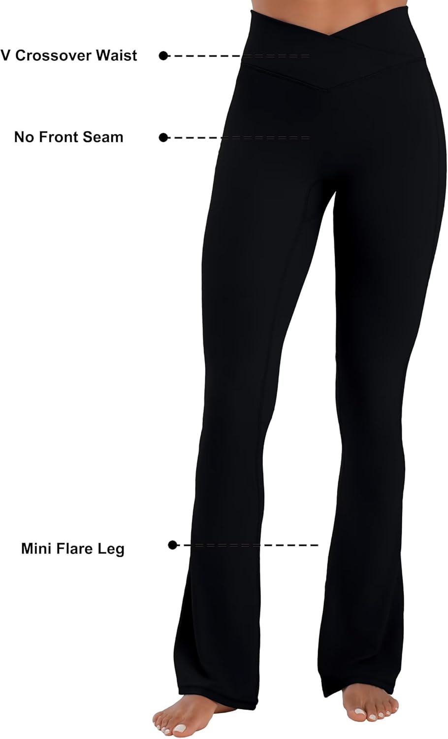 Thumbnail 3 de Sunzel Hidden Butt Lifting Scrunch Flare Leggings — Tummy Control