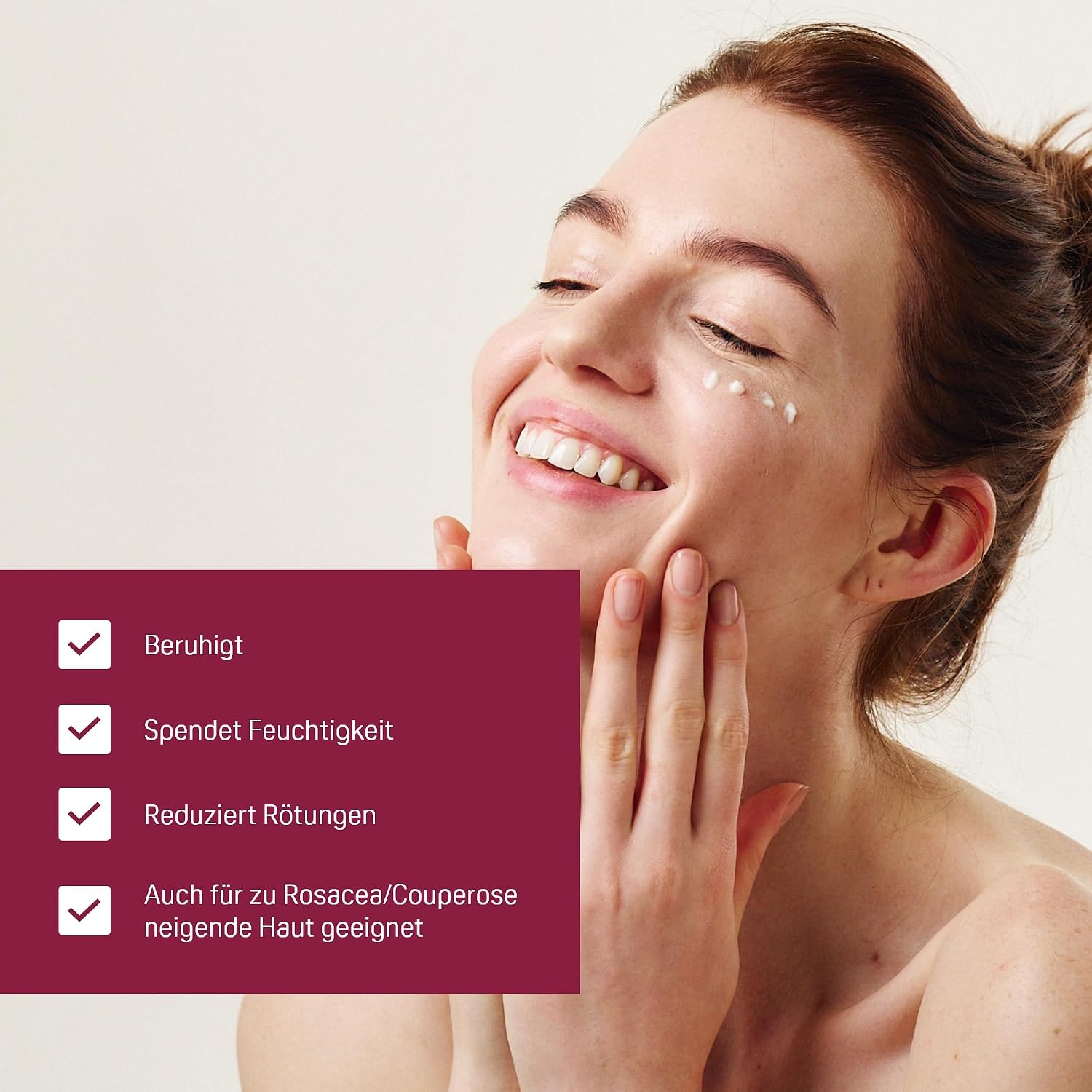 Detalle de PHYSIOGEL Calming Relief Anti-Rötungen Serum – beruhigende Gesichtspflege gegen Rosacea und Couperose