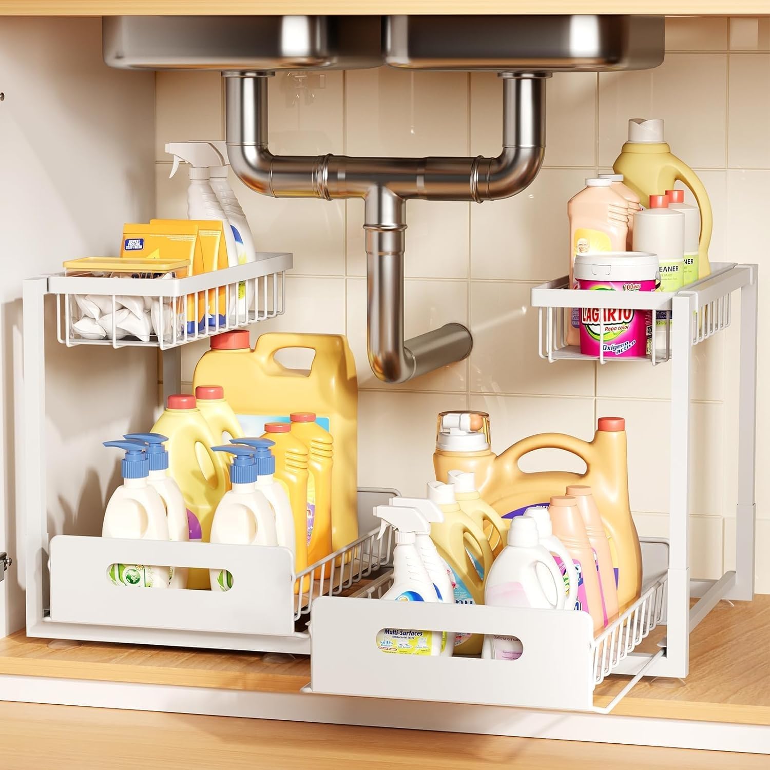 Detalle de AIDIAM Under-Sink Organizer, Metal