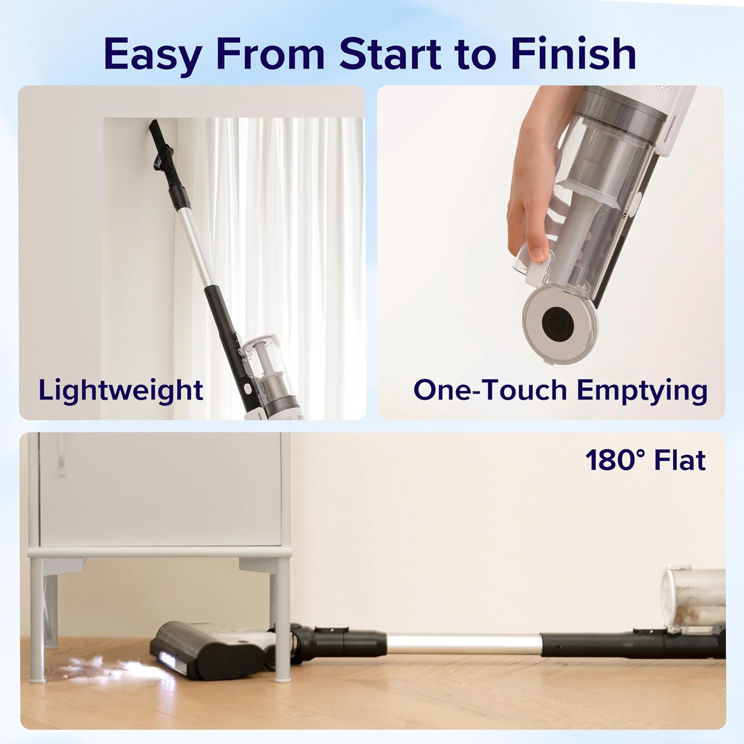 Thumbnail 5 de Levoit Cordless Stick Vacuum, 50 Min ⚡