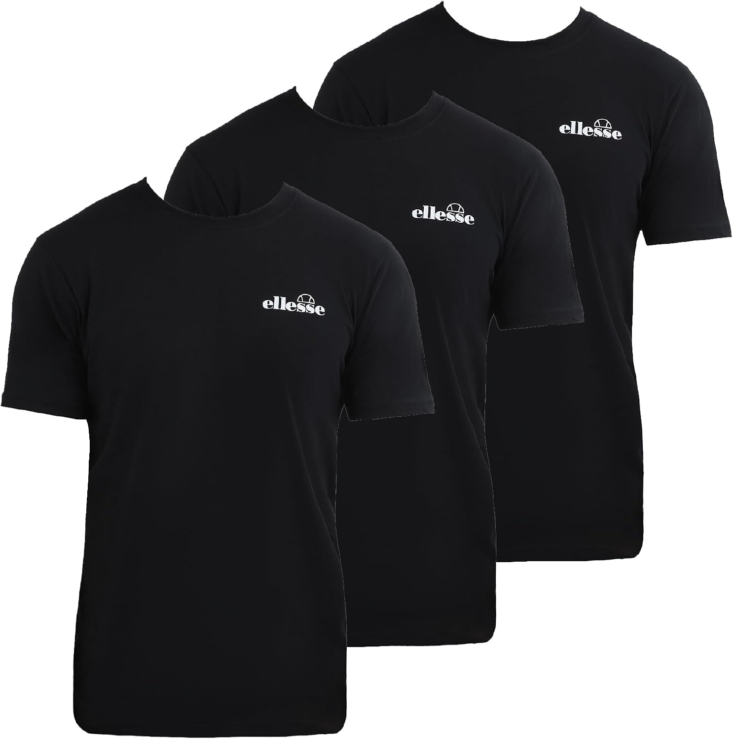 Detalle de Azzini (3 Pack) T-Shirt – Baumwolle, bequeme Passform, 3er-Pack