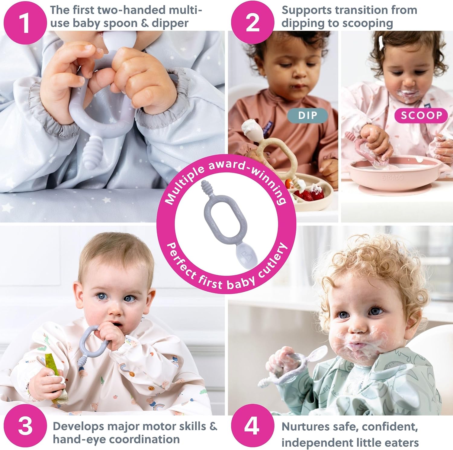 Thumbnail 3 de Bibado Dippit Baby Spoon and Dipper 2-pack