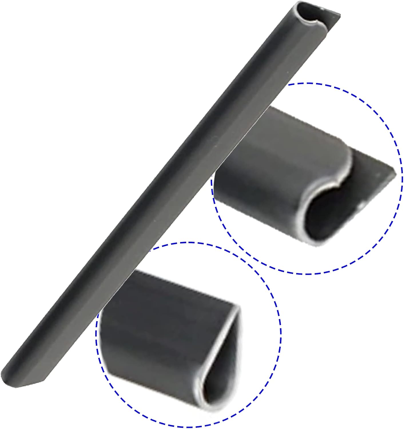 Thumbnail 1 de Alaskaprint Befestigungsclips für Sichtschutzstreifen (30x) aus PVC in Anthrazit